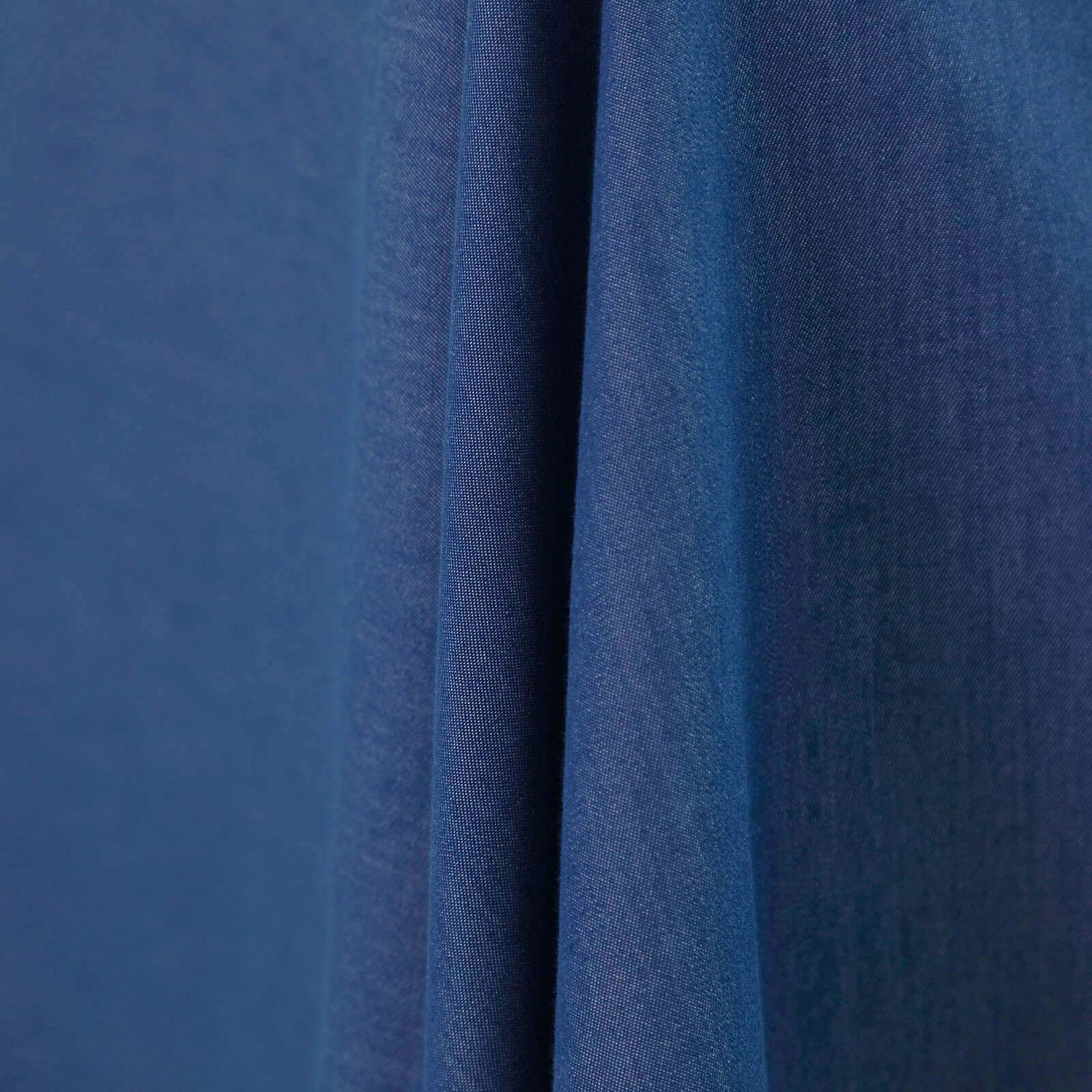 Polyester 85x85 Table Overlay Dark Blue - Faux Denim Table Topper