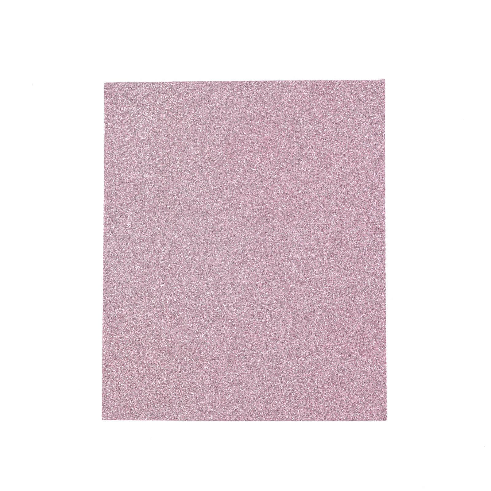 10 Pack Pink Self-Adhesive Glitter DIY Craft Foam Sheets - 12x10