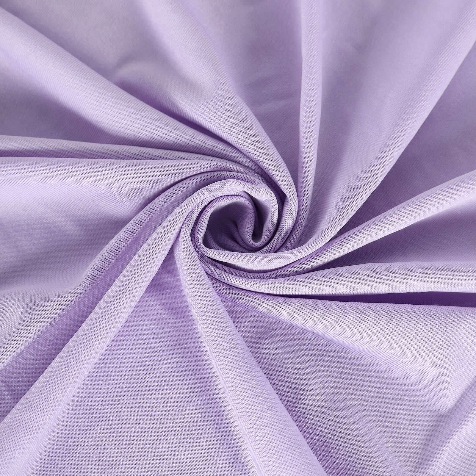 Stretch Spandex 6ft Rectangle Tablecloth Lavender Lilac - Durable Form-Fitting Table Cover