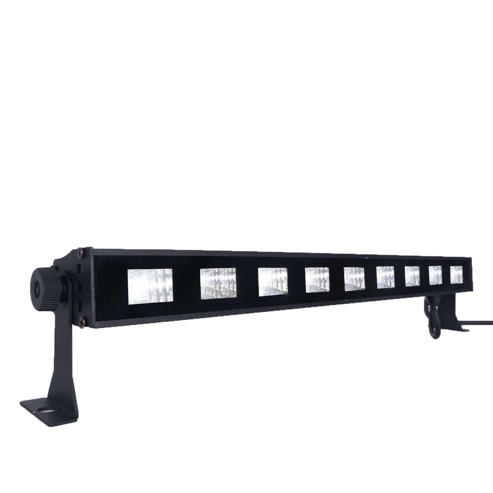 27W 9 LED White UV Stage Floor Wall Light Bar, Outdoor Indoor Uplight