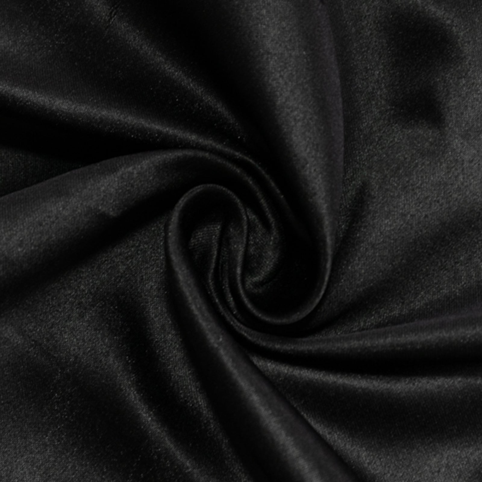 Lamour Satin 60x126 Rectangle Tablecloth Black - Soft & Silk-Like Table Cover for Upscale Dining