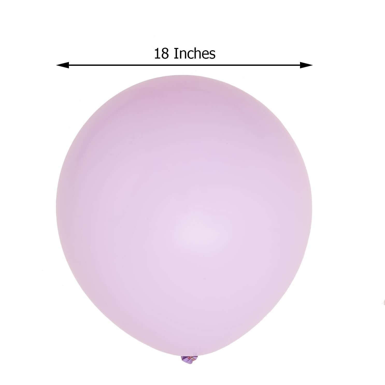 10 Pack 18 Matte Pastel Lavender Lilac Helium or Air Latex Party Balloons