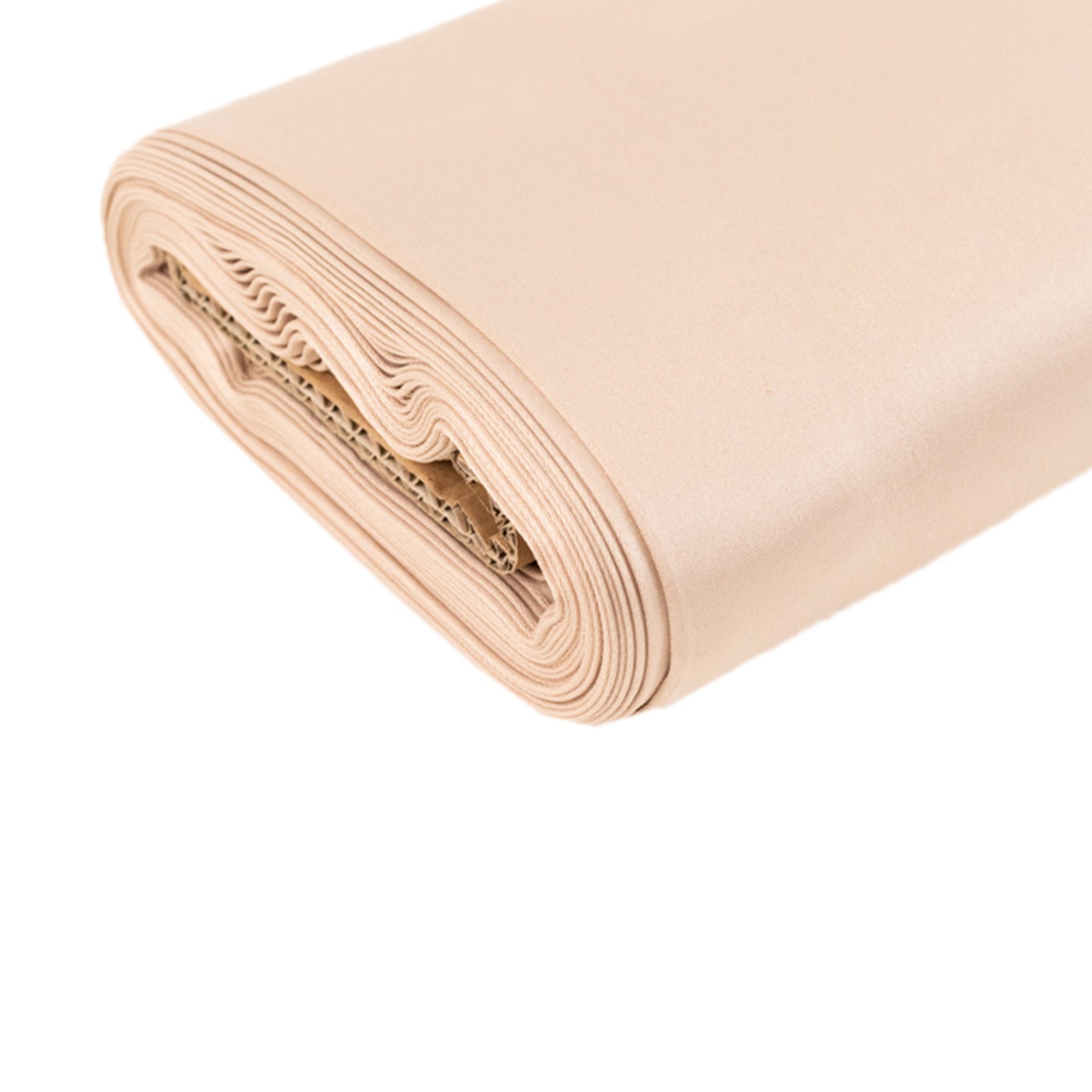 54x10 Yards Nude Lamour Satin Fabric Bolt, Heavy Matte Satin Fabric By The Yard