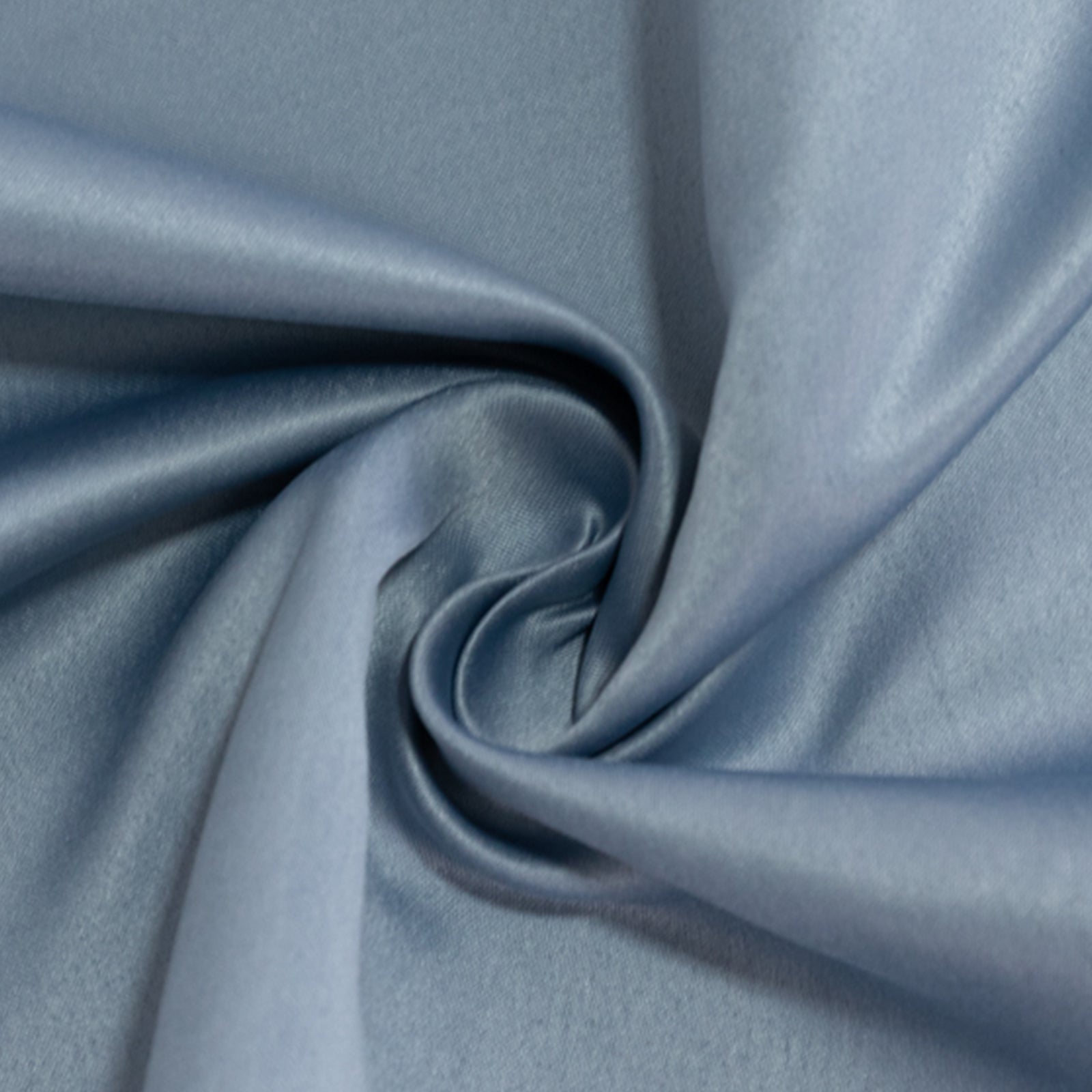 Lamour Satin 90x132 Rectangle Tablecloth Dusty Blue - Soft & Silk-Like Seamless Table Cover