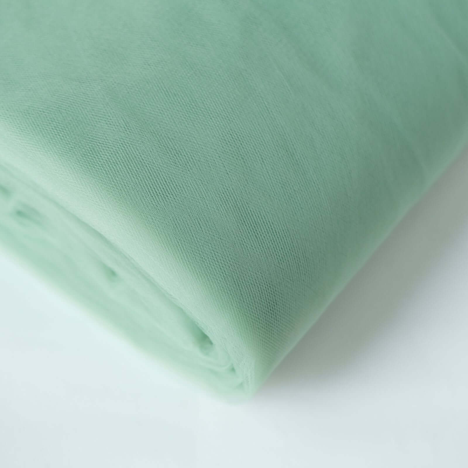 108x50 Yards Sage Green Tulle Fabric Bolt, DIY Craft Fabric Roll