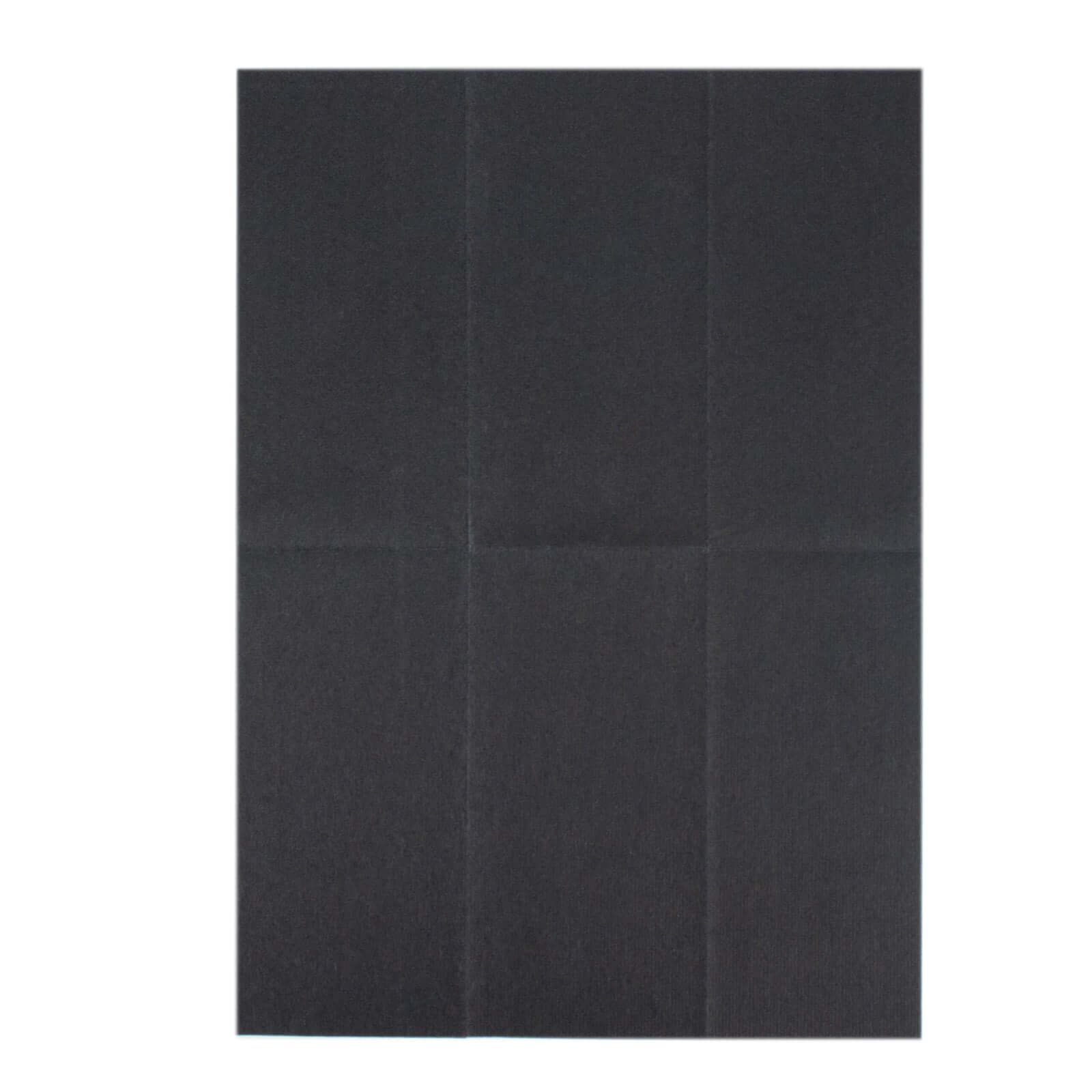 20-Pack Paper Linen-Like Napkins Black - Disposable Hygienic Airlaid Guest Towels 8.5x4