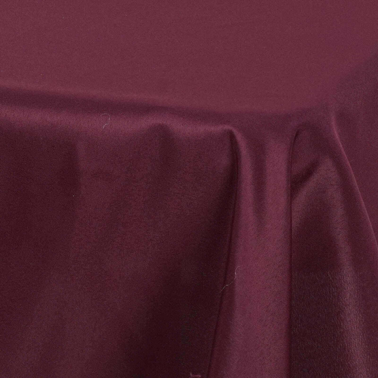 Polyester 54x54 Table Overlay Square Tablecloth Burgundy - Wrinkle-Resistant & Durable Table Cover