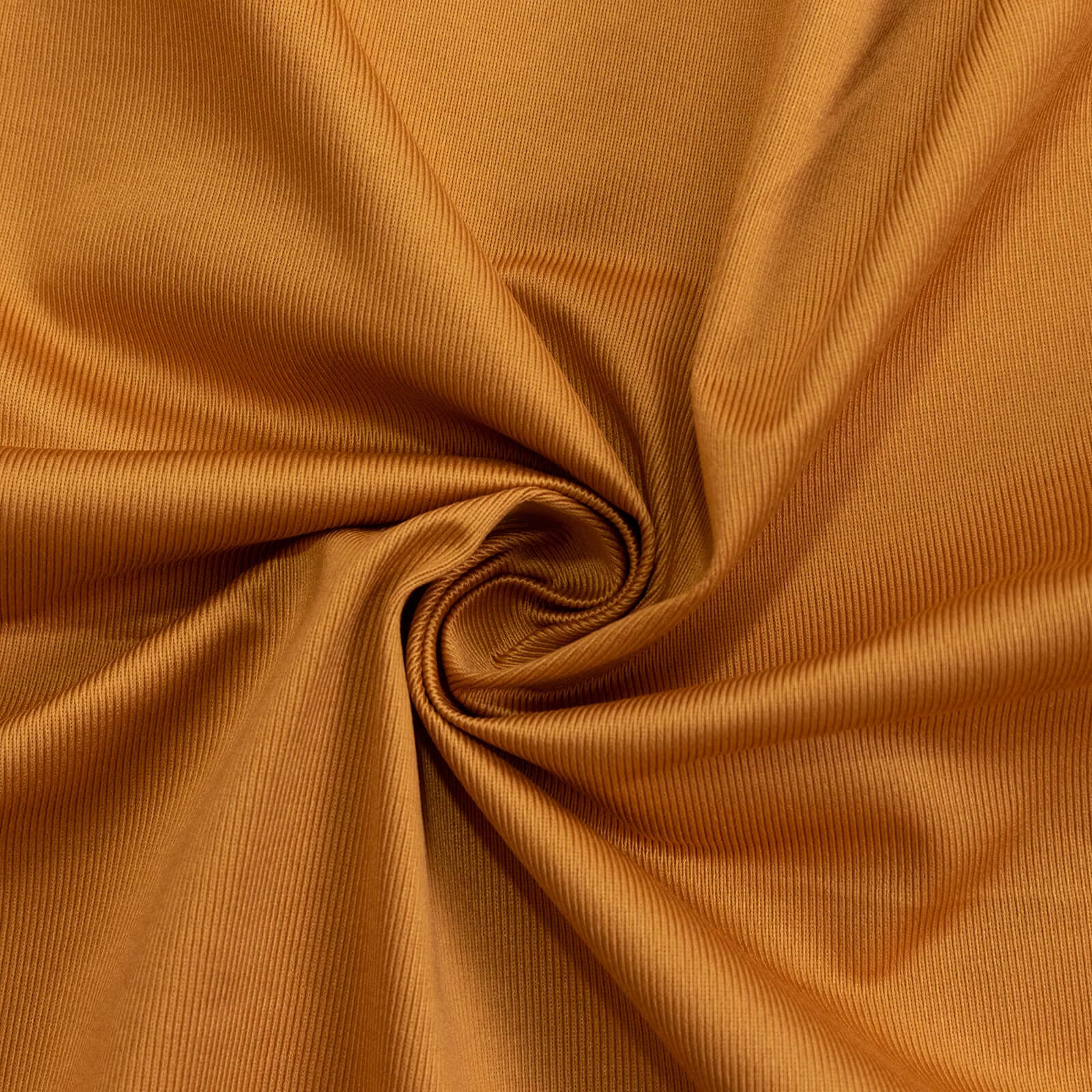 Gold Scuba Polyester Event Curtain Drapes, Durable Flame Resistant Backdrop Event Panel Wrinkle Free with Rod Pockets - 5ftx14ft