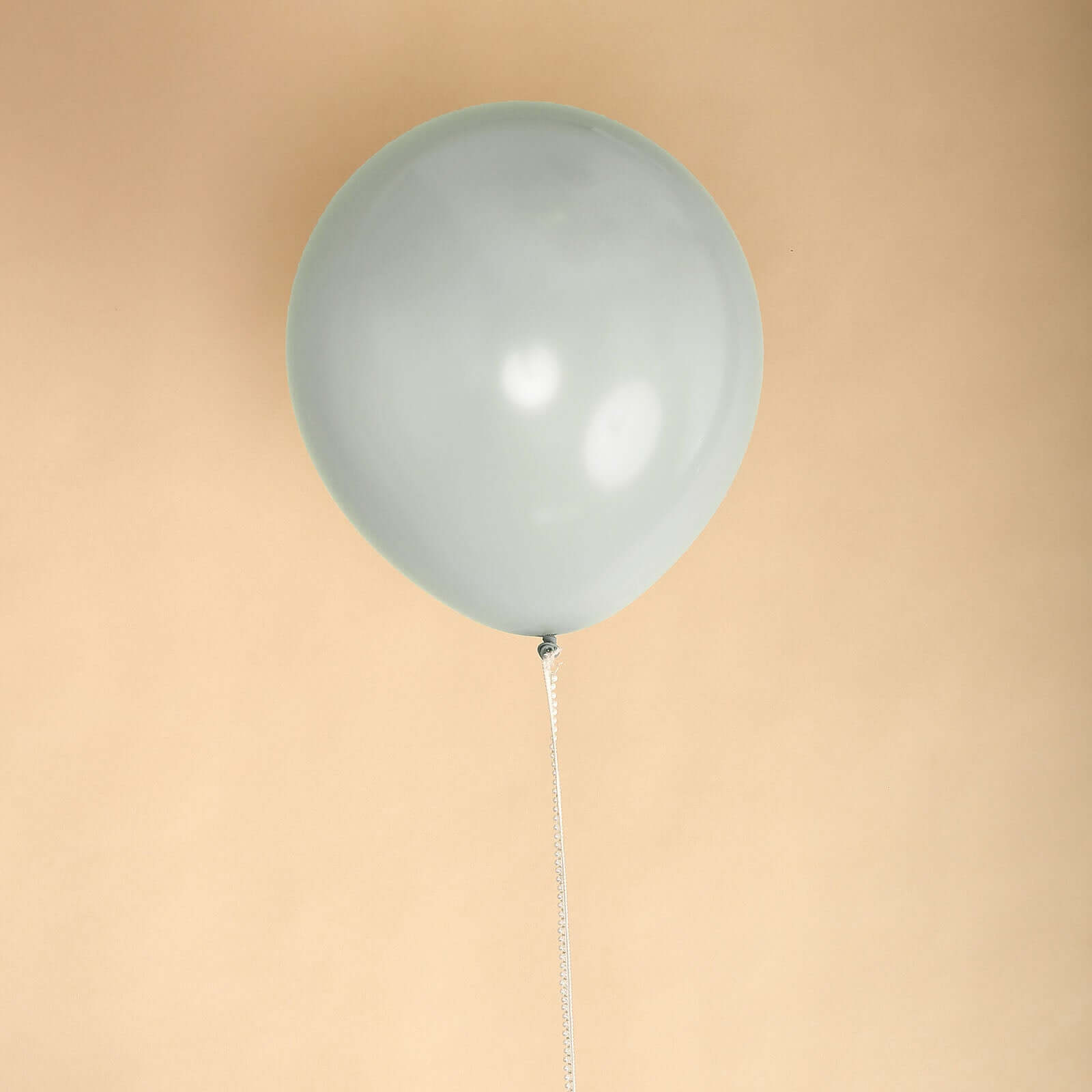 10 Pack 18 Matte Pastel Silver Helium or Air Latex Party Balloons