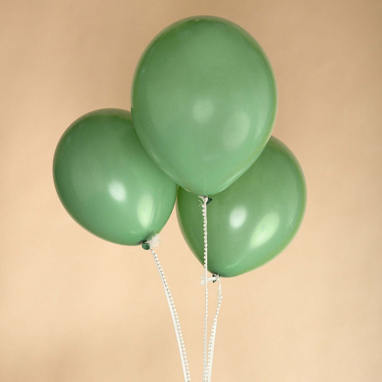 25 Pack 12 Matte Pastel Dusty Sage Green Helium Air Latex Party Balloons