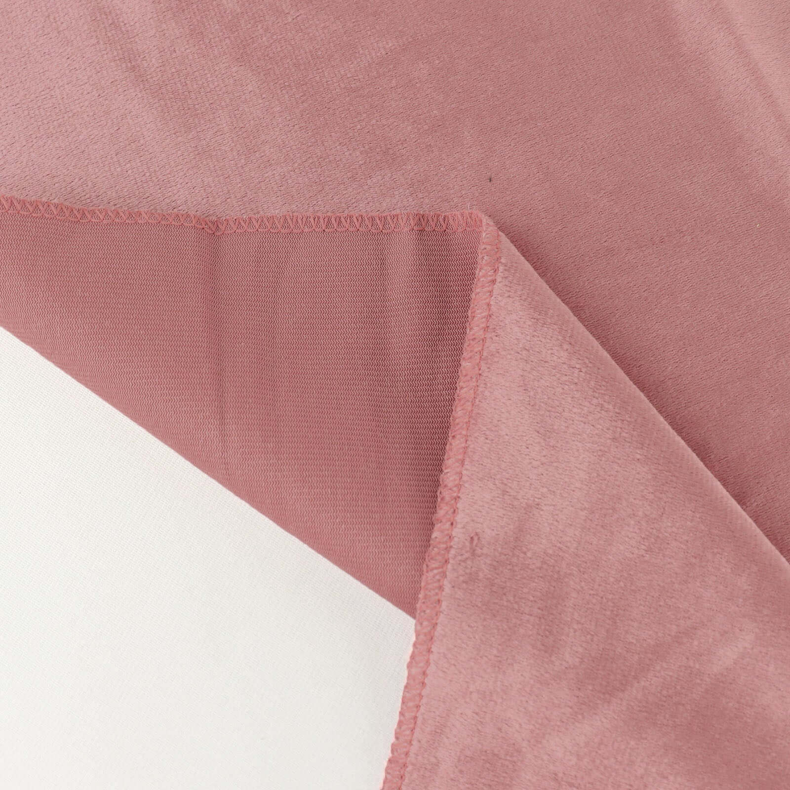 Velvet 72x72 Table Overlay Square Tablecloth Dusty Rose - Premium Soft Finish Table Topper