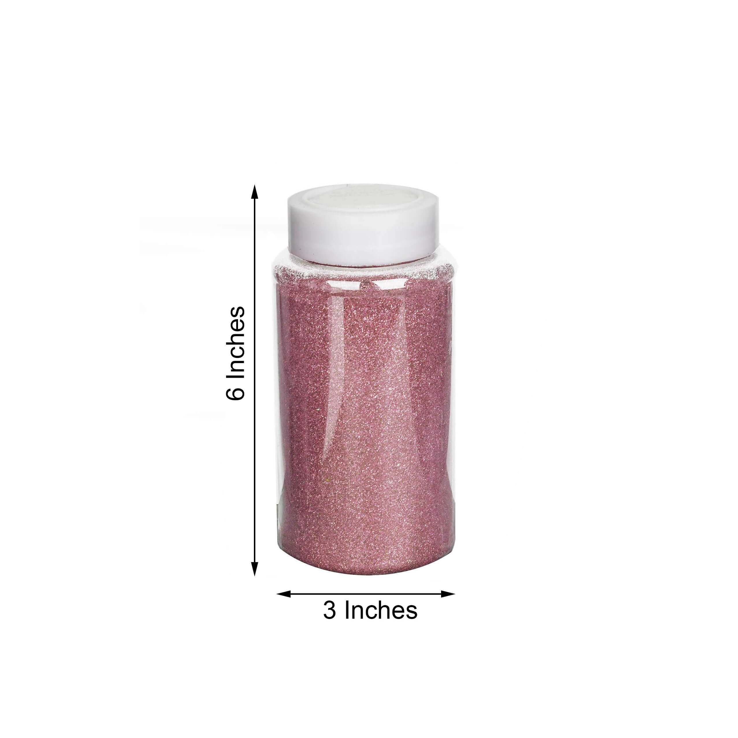 Extra Fine Glitter Bottle Rose Gold - Nontoxic Gliiter Dust Powder for Fun DIY Projects Kids’ Crafts Resin Art & Festival Decor 1 lb