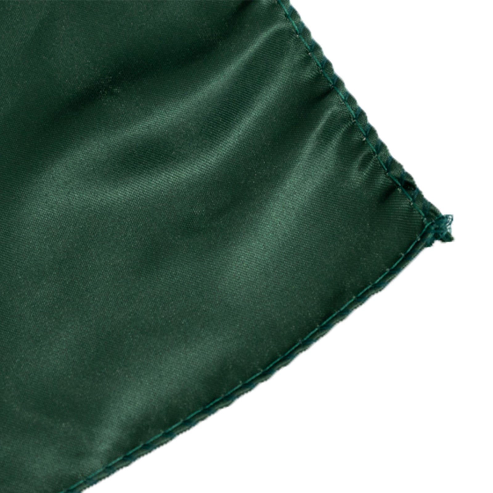 Lamour Satin 72x72 Table Overlay Square Tablecloth Hunter Emerald Green - Smooth Finish Table Topper