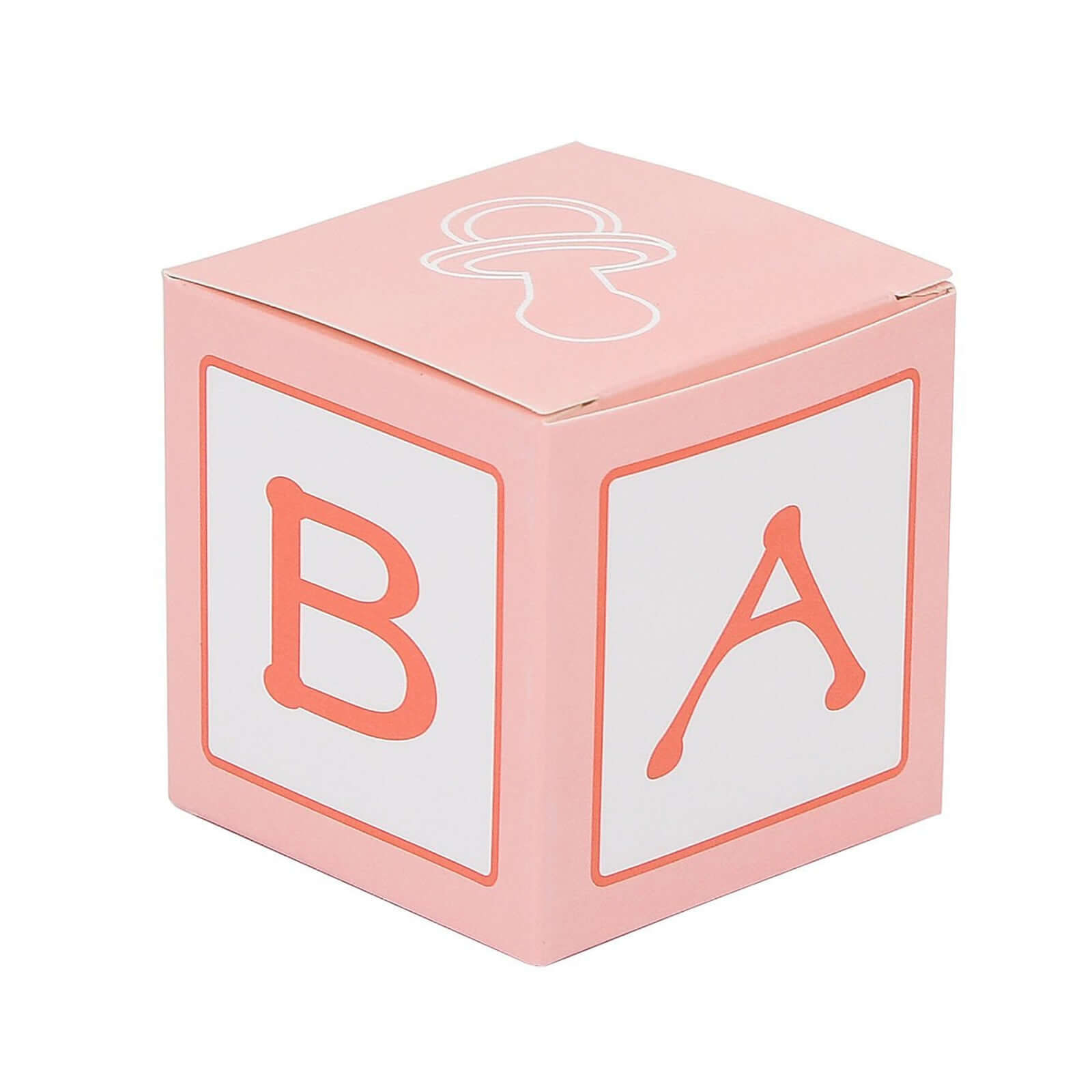 25 Pack 2 Pink Baby Shower Party Favor Candy Gift Boxes
