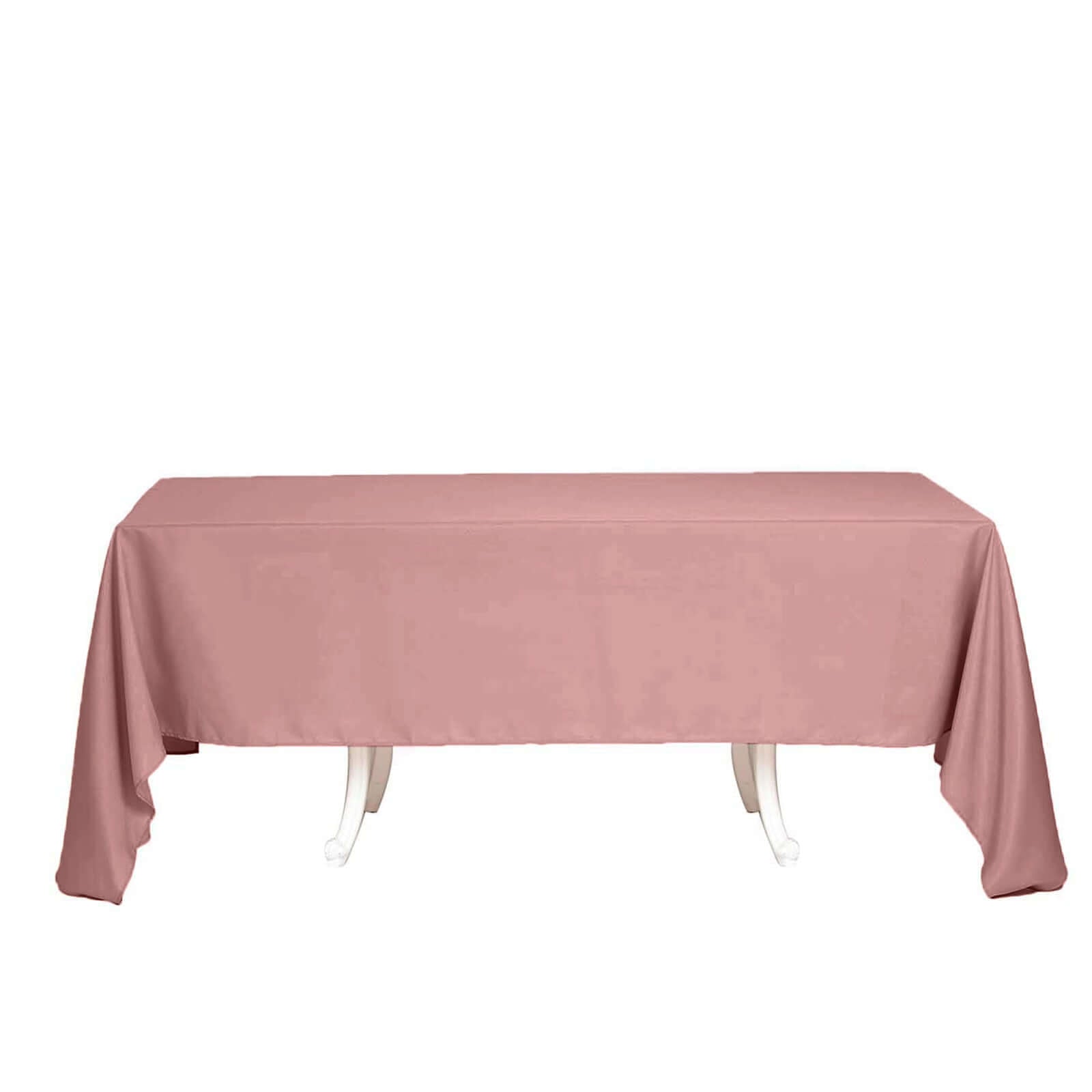 Polyester 60x102 Rectangle Tablecloth Dusty Rose - Durable and Stylish Table Cover
