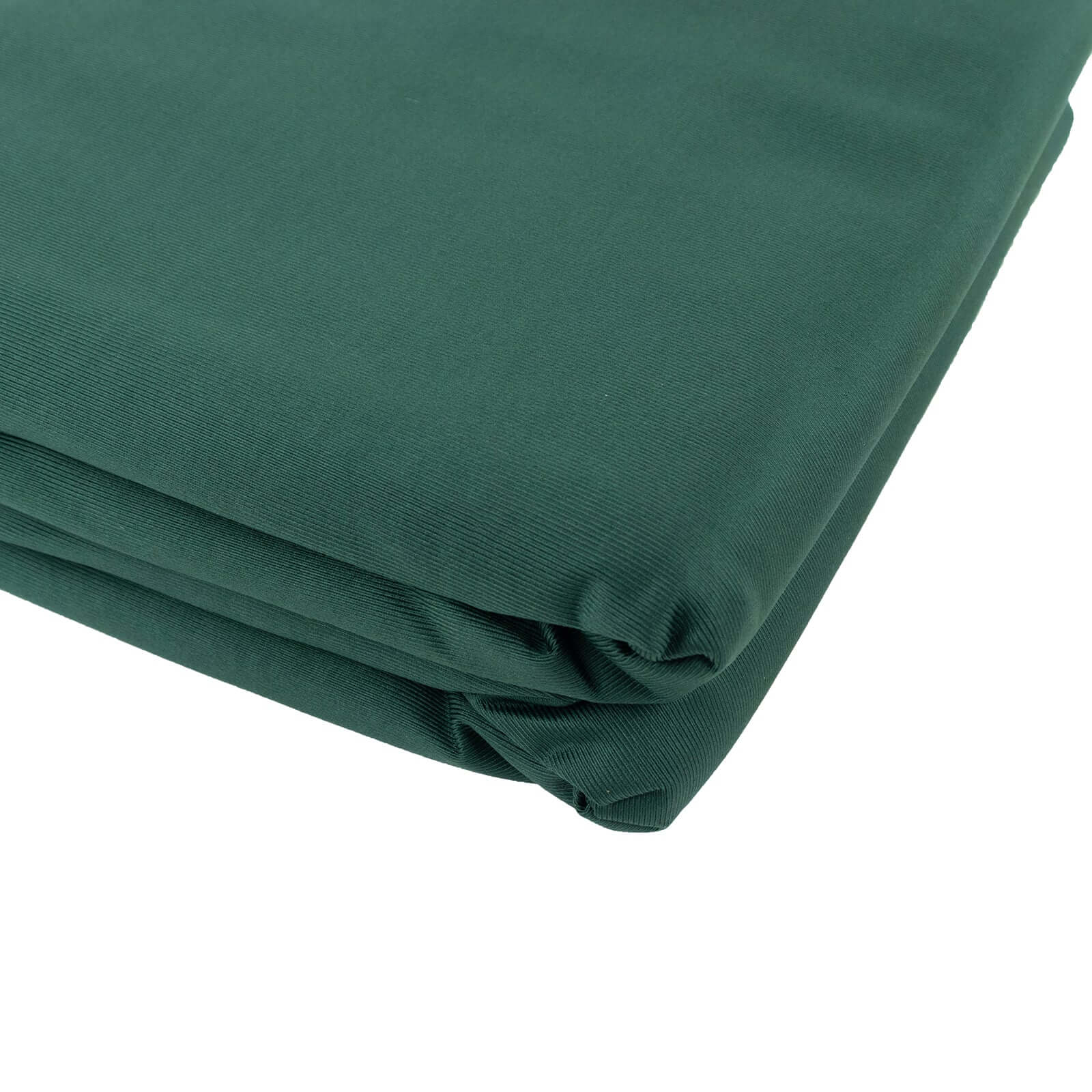 Premium Hunter Emerald Green Scuba Polyester Fabric Roll, Wrinkle Free DIY Craft Fabric Bolt- 60x10 Yards