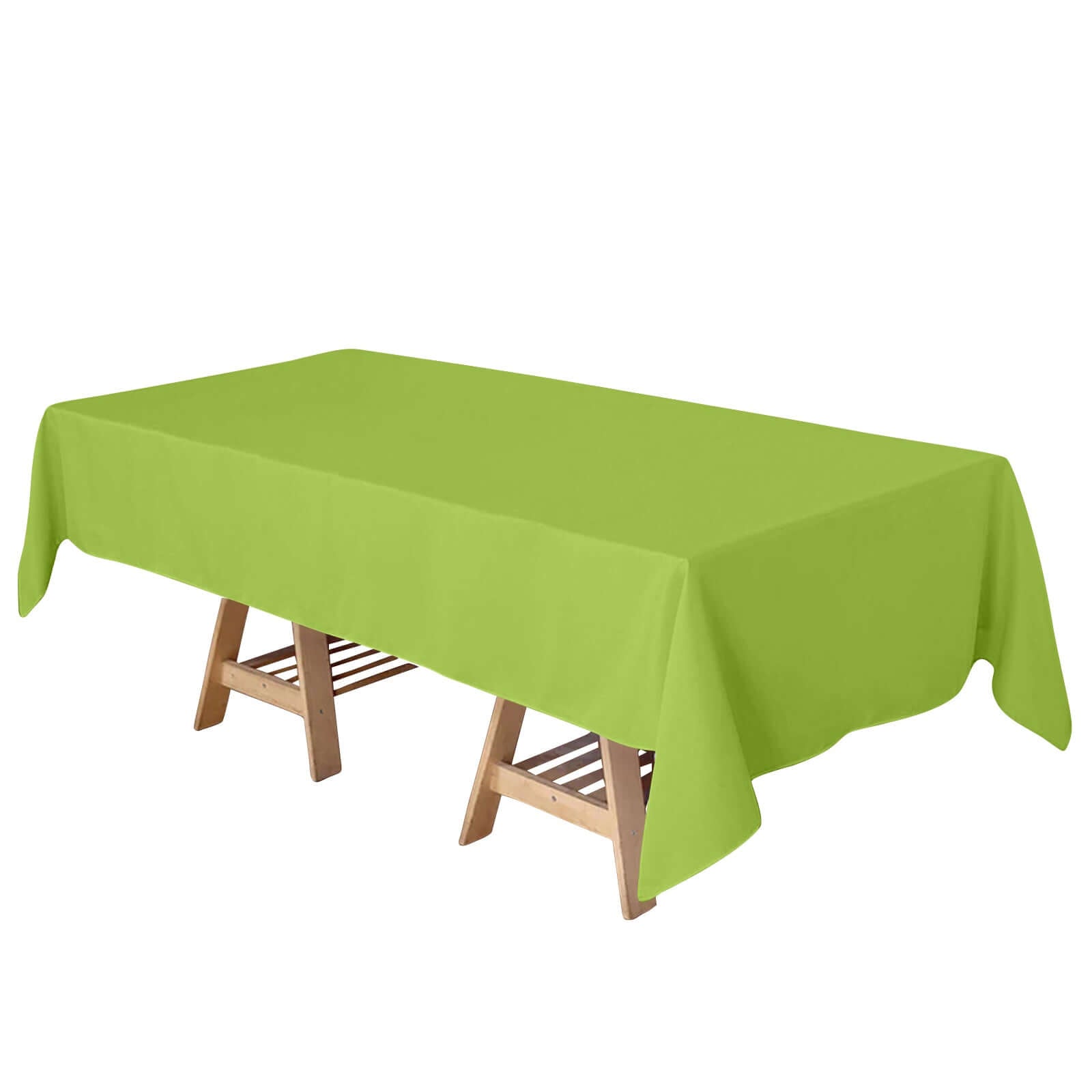Polyester 60x102 Rectangle Tablecloth Apple Green - Durable and Stylish Table Cover