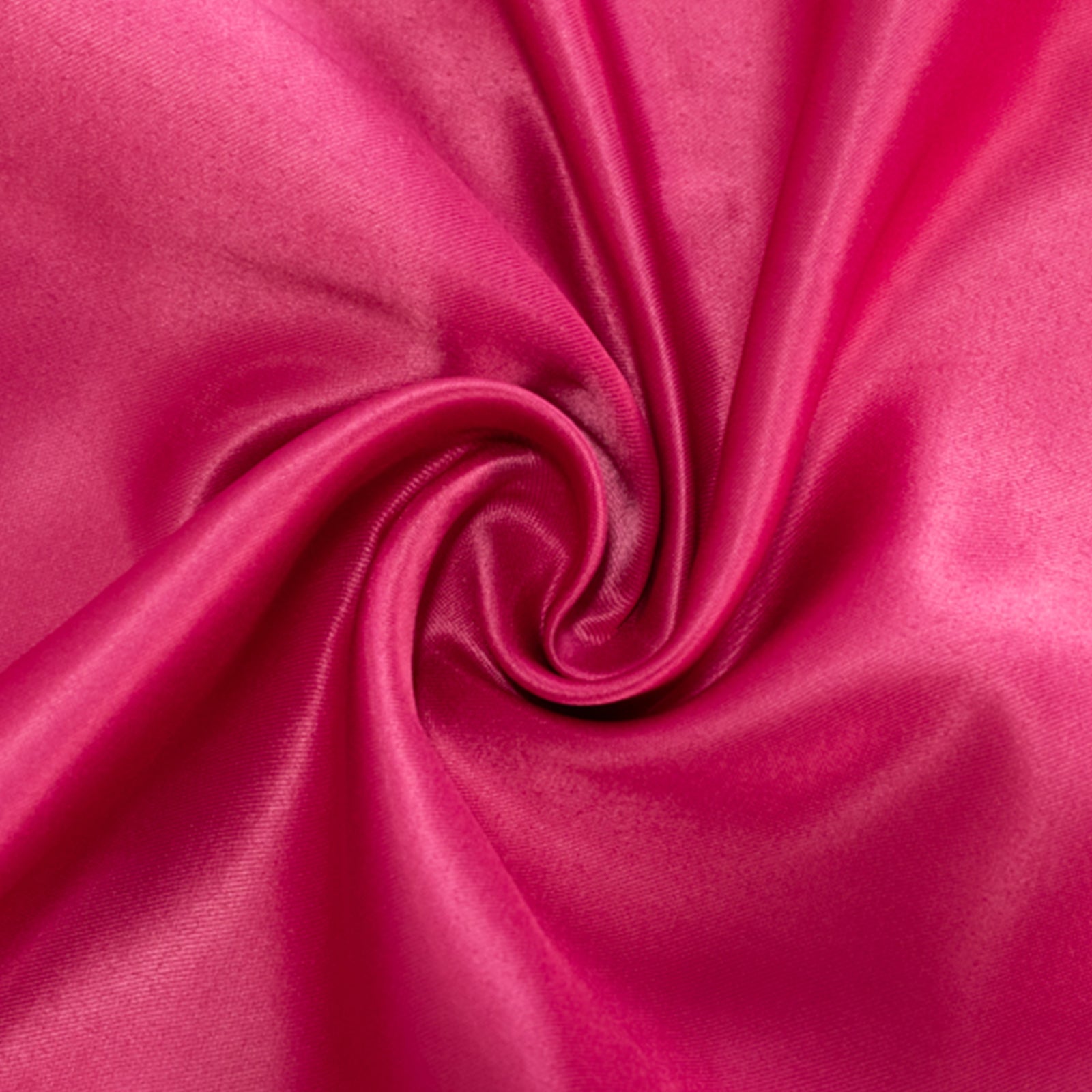 Lamour Satin 60x126 Rectangle Tablecloth Fuchsia - Soft & Silk-Like Table Cover