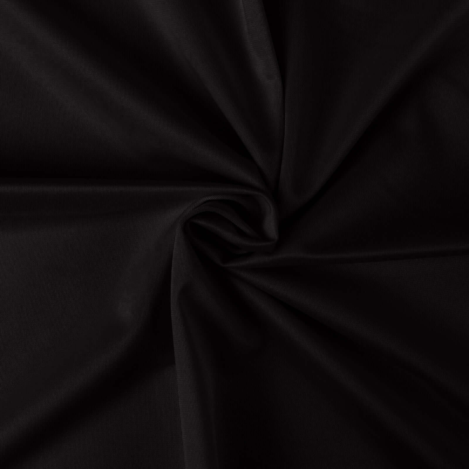 5 Pack Premium Scuba 20x20 Napkins Black - Durable & Reusable Dinner Napkins for a Polished Tablescape