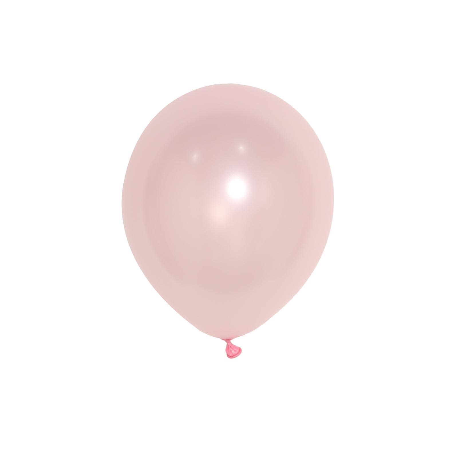 25 Pack 12 Shiny Pearl Blush Latex Helium, Air or Water Balloons