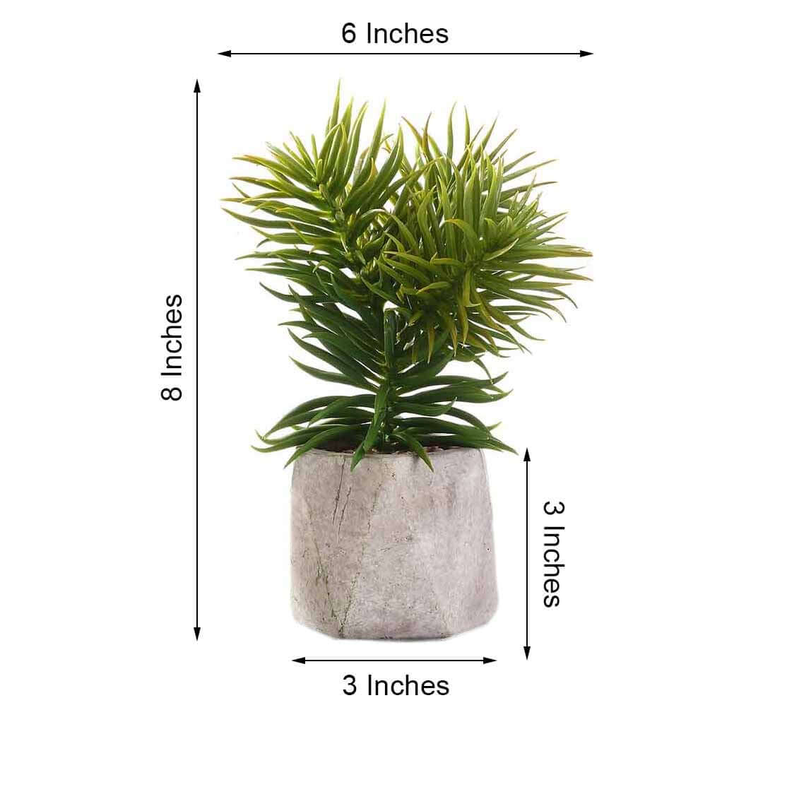 3-Pack Crassula Artificial Succulents in Geometric Ceramic Pot - Lifelike Decorative Faux Plants for Home Office & Event Design 8