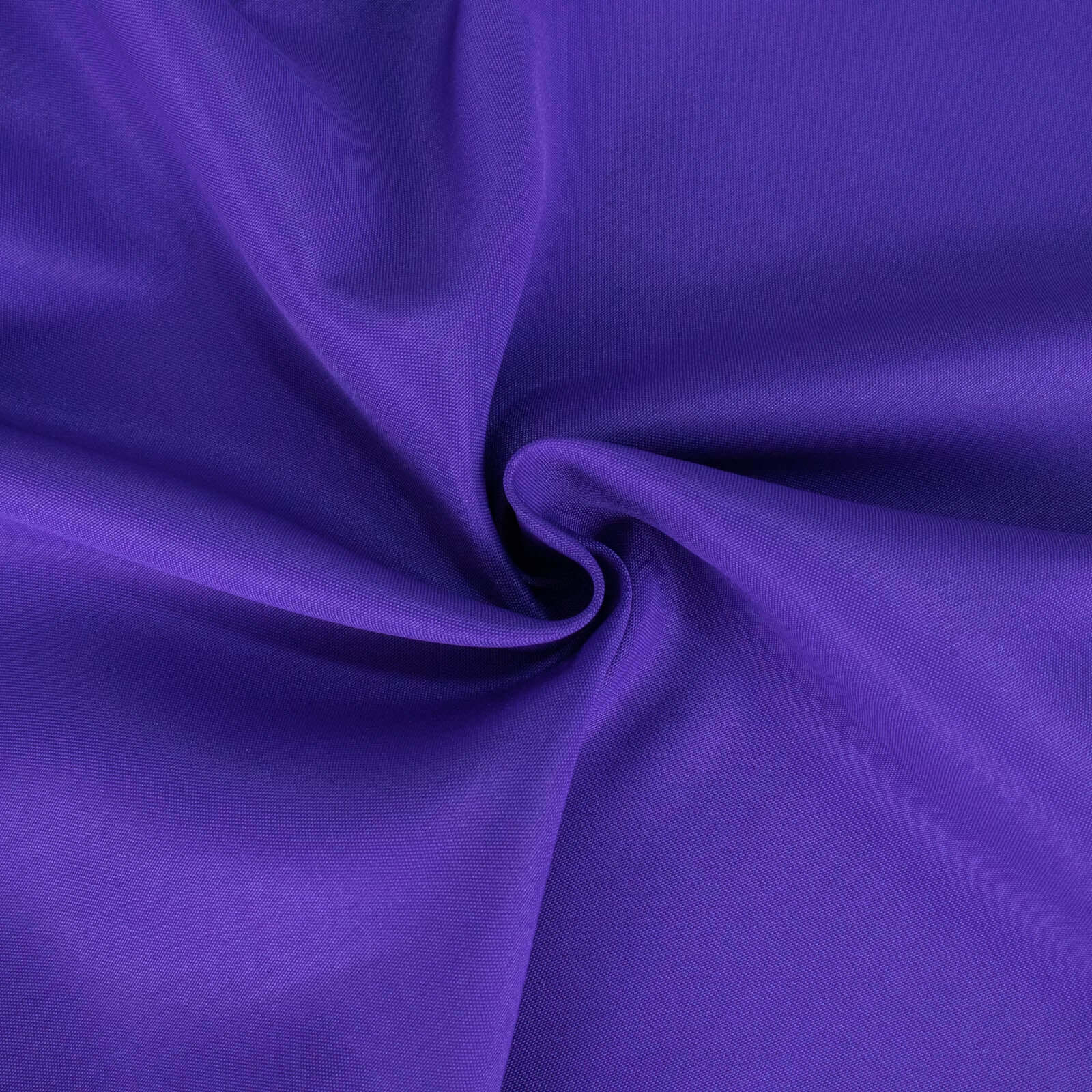 Premium Polyester 120 Round Tablecloth Purple - Seamless 220GSM Wrinkle-Resistant Table Cover