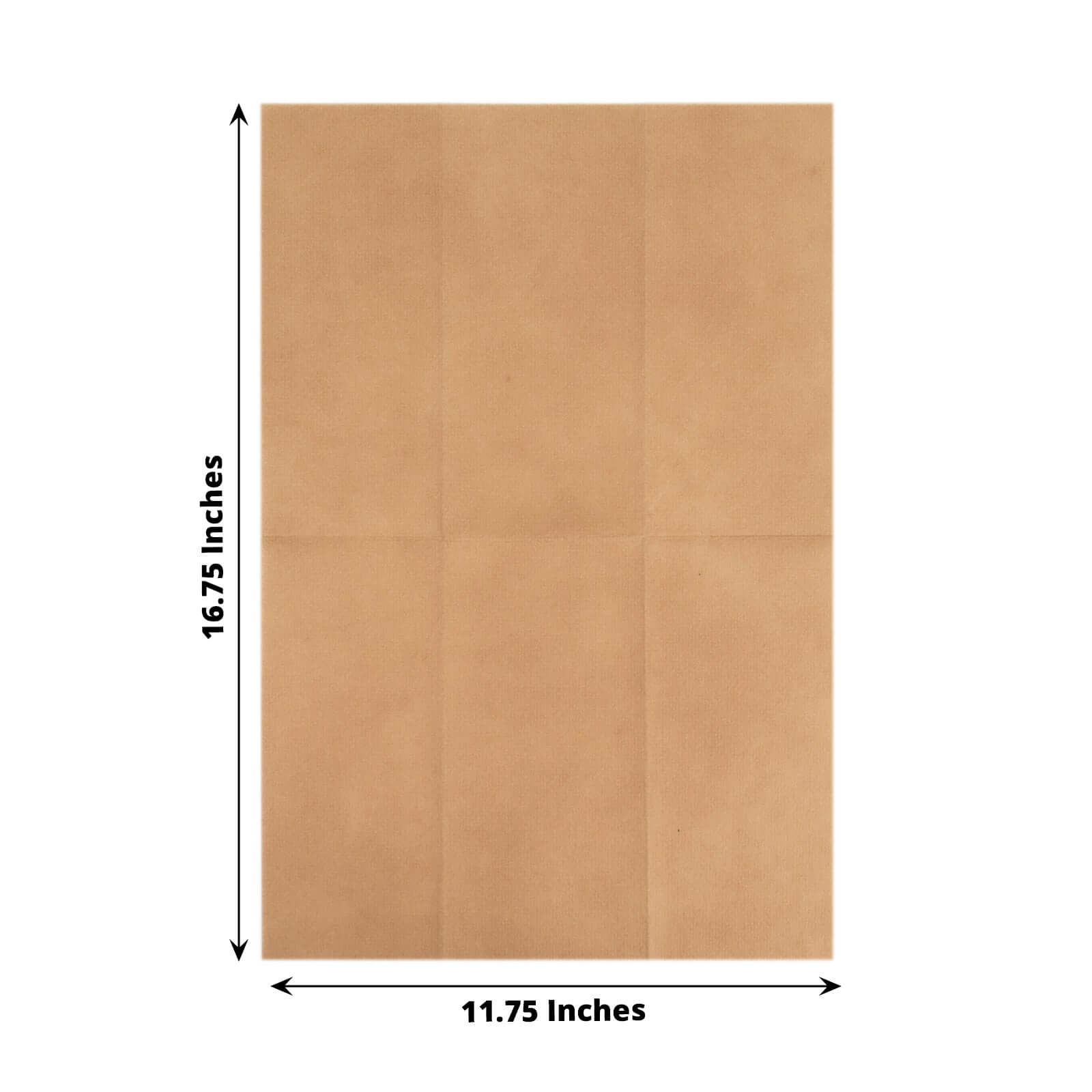 20-Pack Paper Linen-Like Napkins Terracotta (Rust) - Disposable Hygienic Airlaid Guest Towels 8.5x4