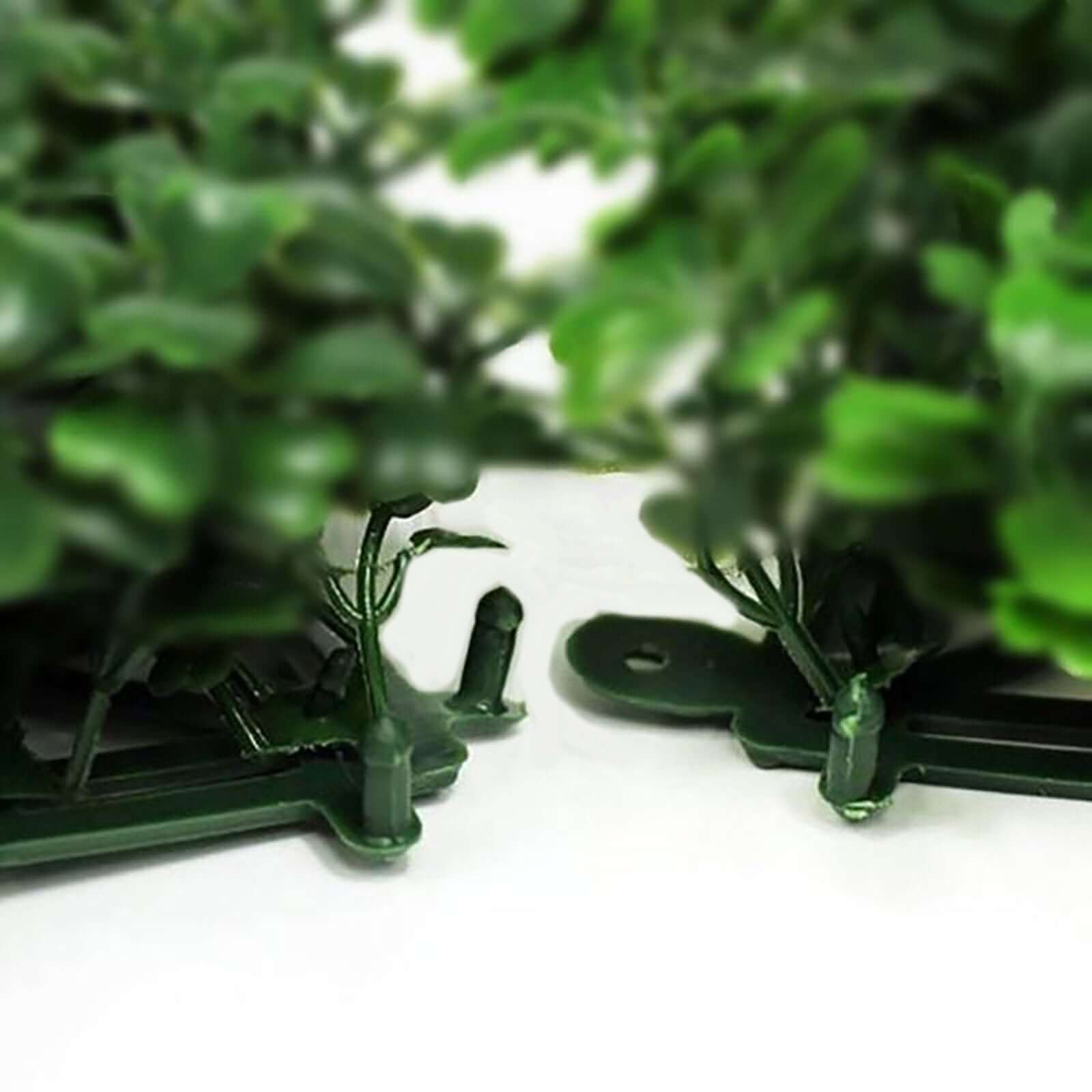 11 Sq ft. Artificial Baby Green Boxwood Hedge Garden Wall Backdrop Mat - 4 Panels