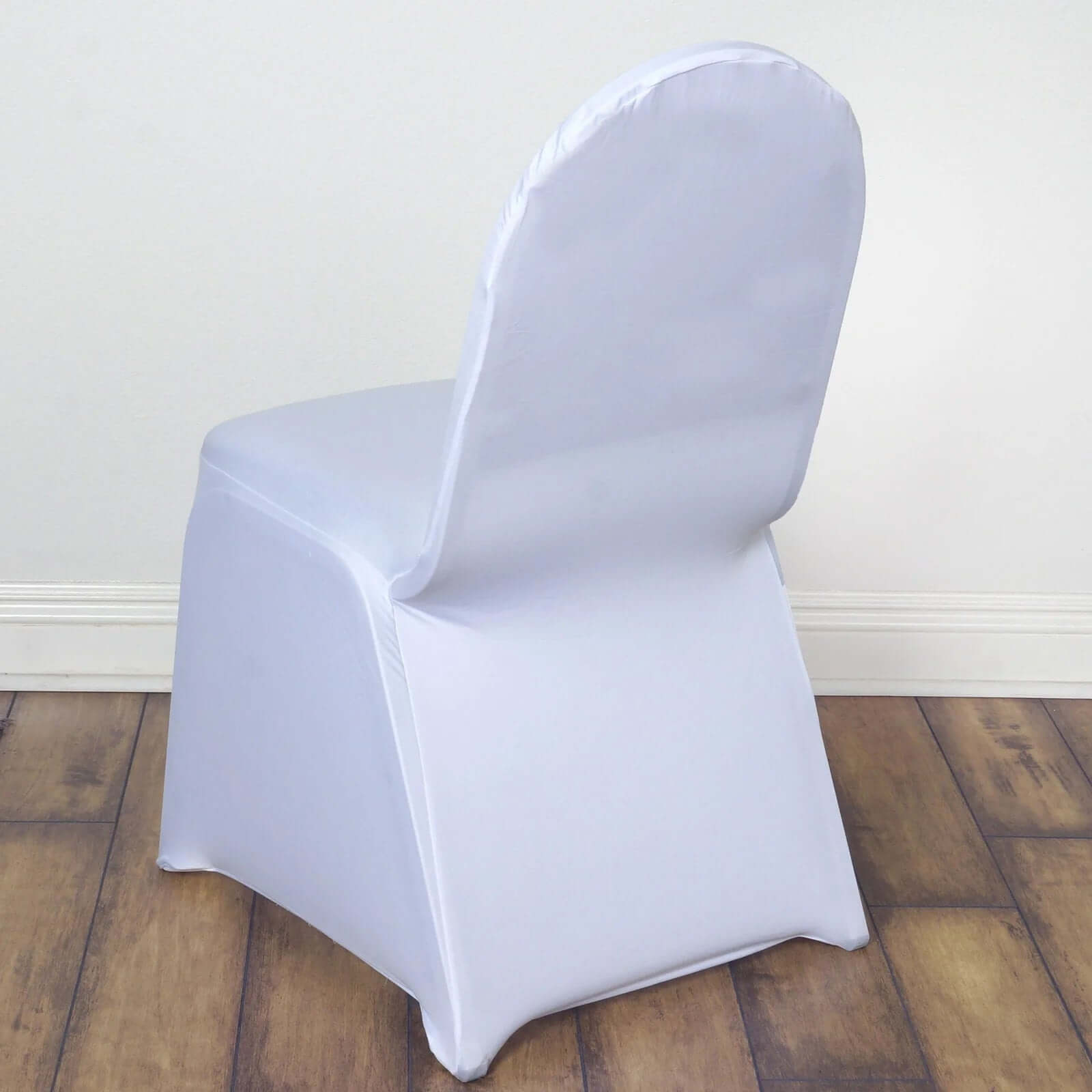 10 Pack Spandex Chair Covers for Banquet Chairs White - Durable Reusable Stretch Slip-On Covers for Gatherings