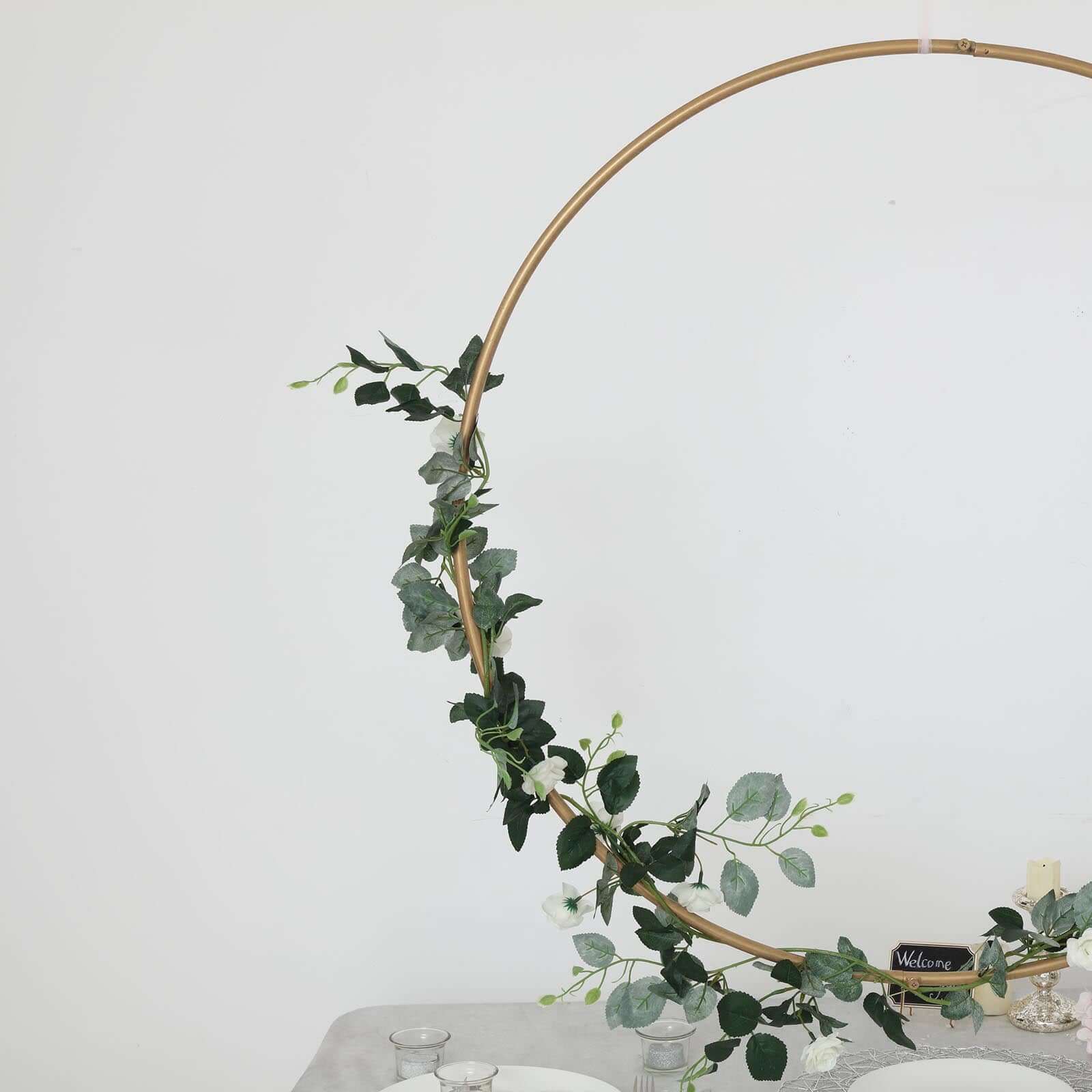 36 Gold Heavy Duty Metal Hoop Wreath, Floral Hoop