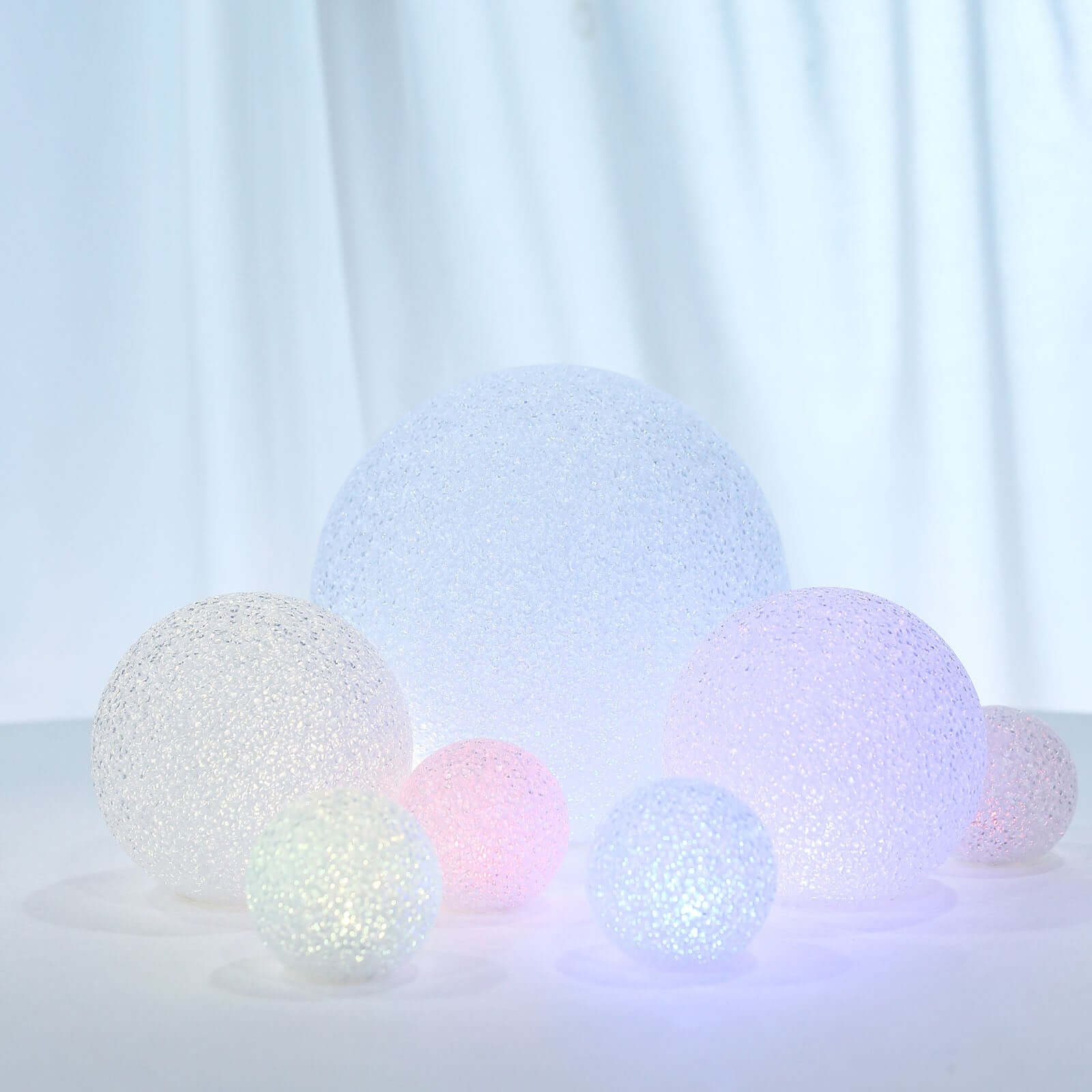 LED Color Changing Light Globe - Battery Operated Ball Centerpiece 10