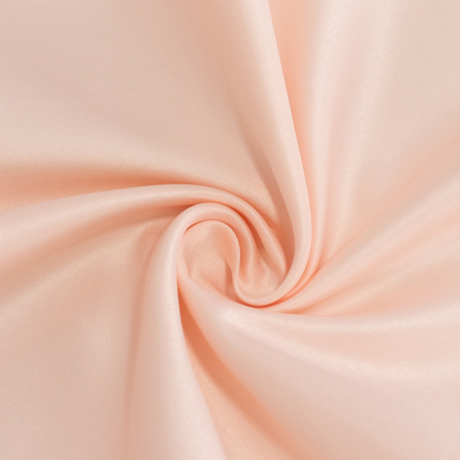 Lamour Satin 72x72 Table Overlay Square Tablecloth Blush - Smooth Finish Table Topper