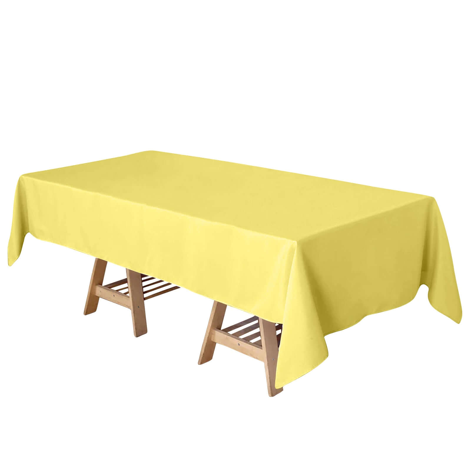 Polyester 60x102 Rectangle Tablecloth Yellow - Durable and Stylish Table Cover