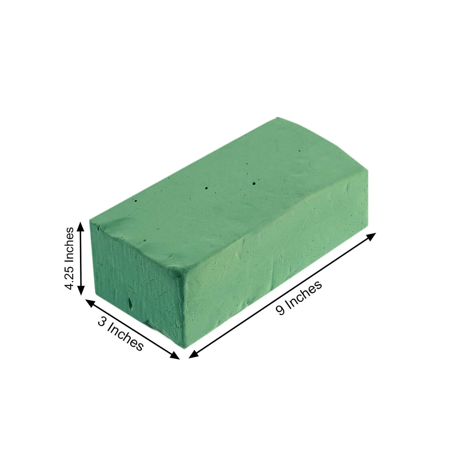 3 Pack Green Wet Floral Foam Bricks, Flower Arrangement Foam Blocks