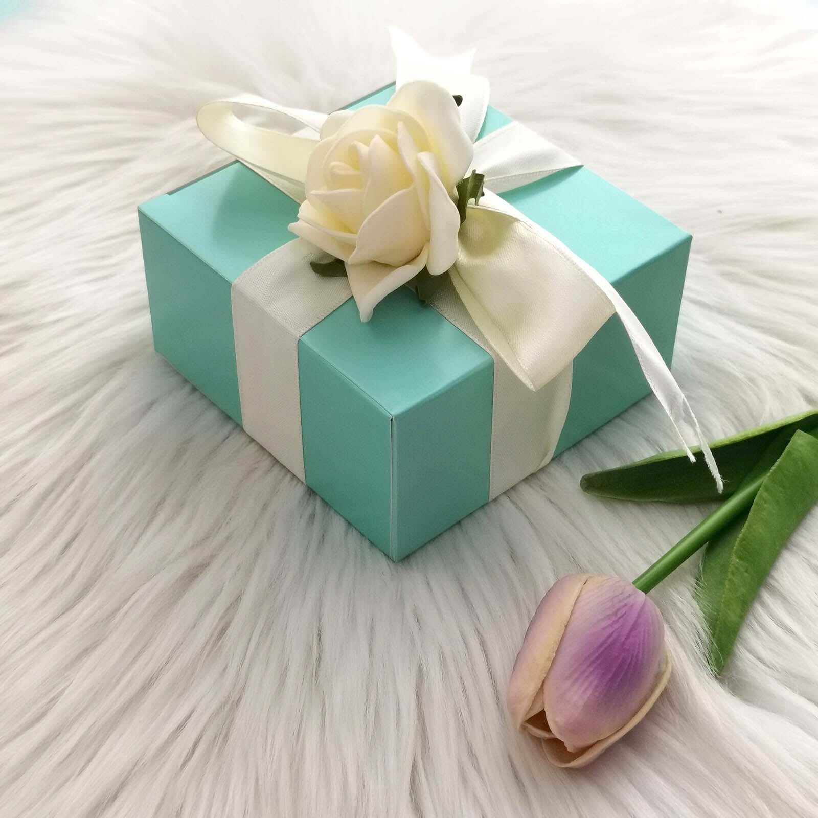 100 Pack 4x4x2 Turquoise Cake Cupcake Party Favor Gift Boxes, DIY
