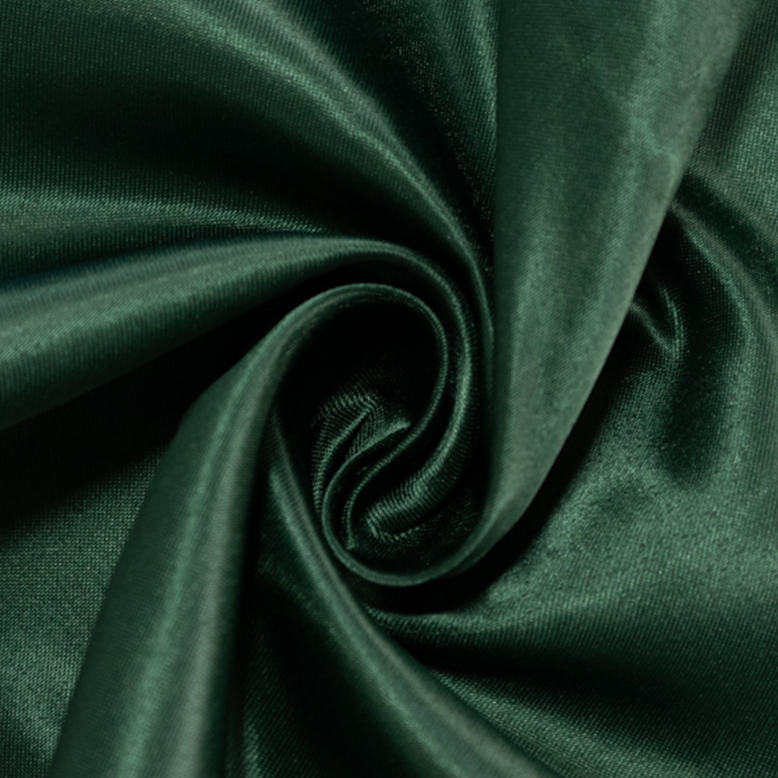 Lamour Satin 60x126 Rectangle Tablecloth Hunter Emerald Green - Soft & Silk-Like Table Cover