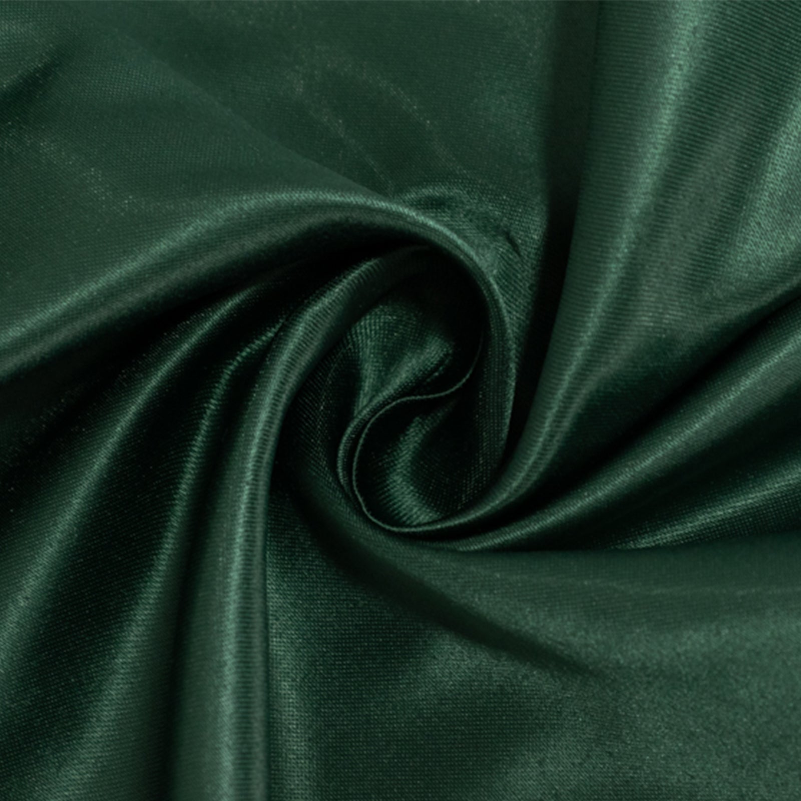 Lamour Satin 54x54 Table Overlay Square Tablecloth Hunter Emerald - Durable & Silk-Like Table Cover