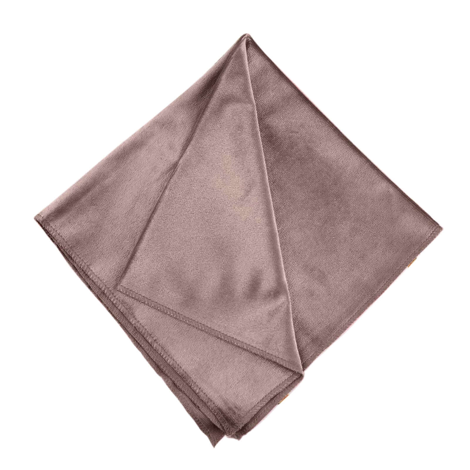 5 Pack Premium Velvet 20x20 Napkins Mauve - Soft Sheen Finish Cloth Napkins