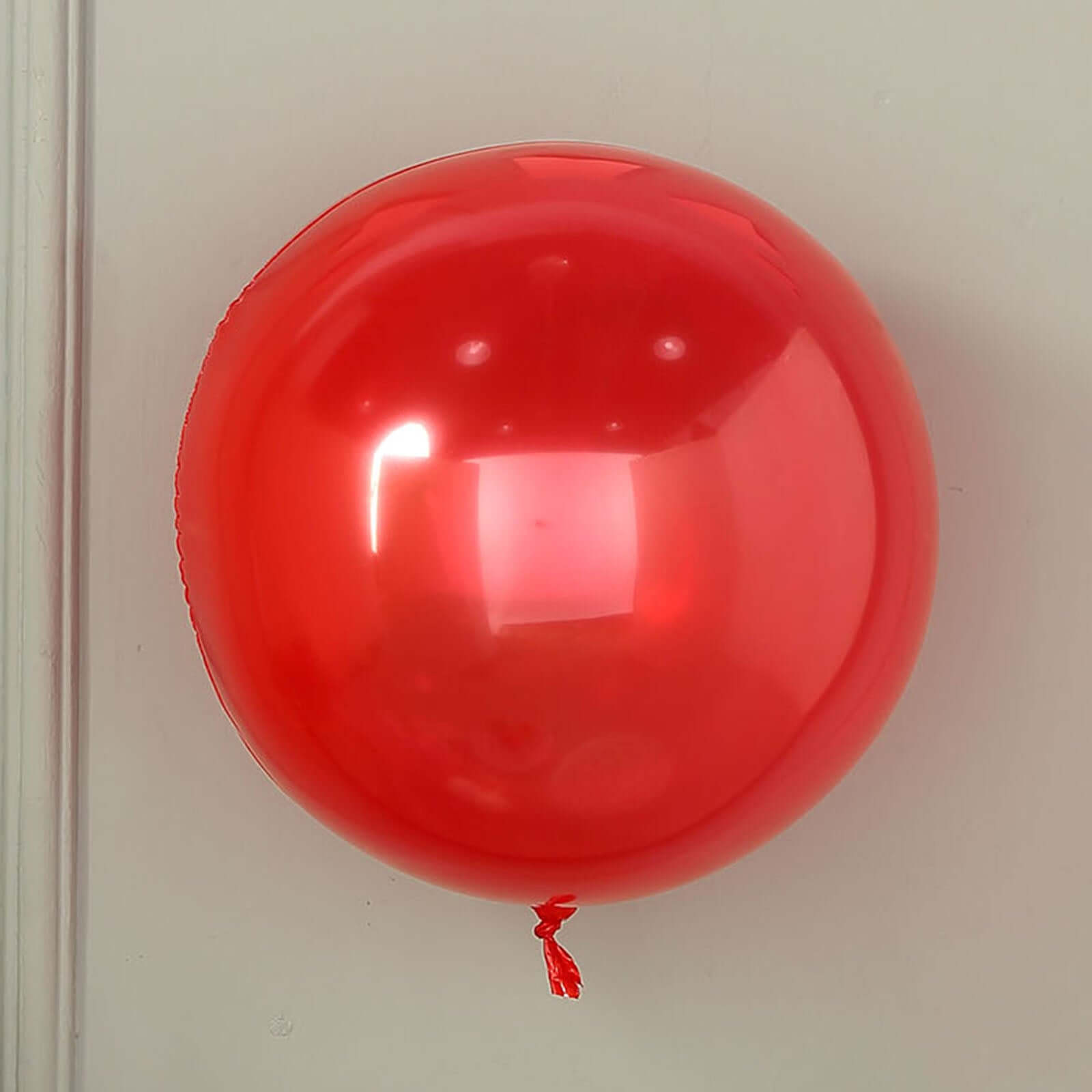 2 Pack 18 Shiny Red Reusable UV Protected Sphere Vinyl Balloons