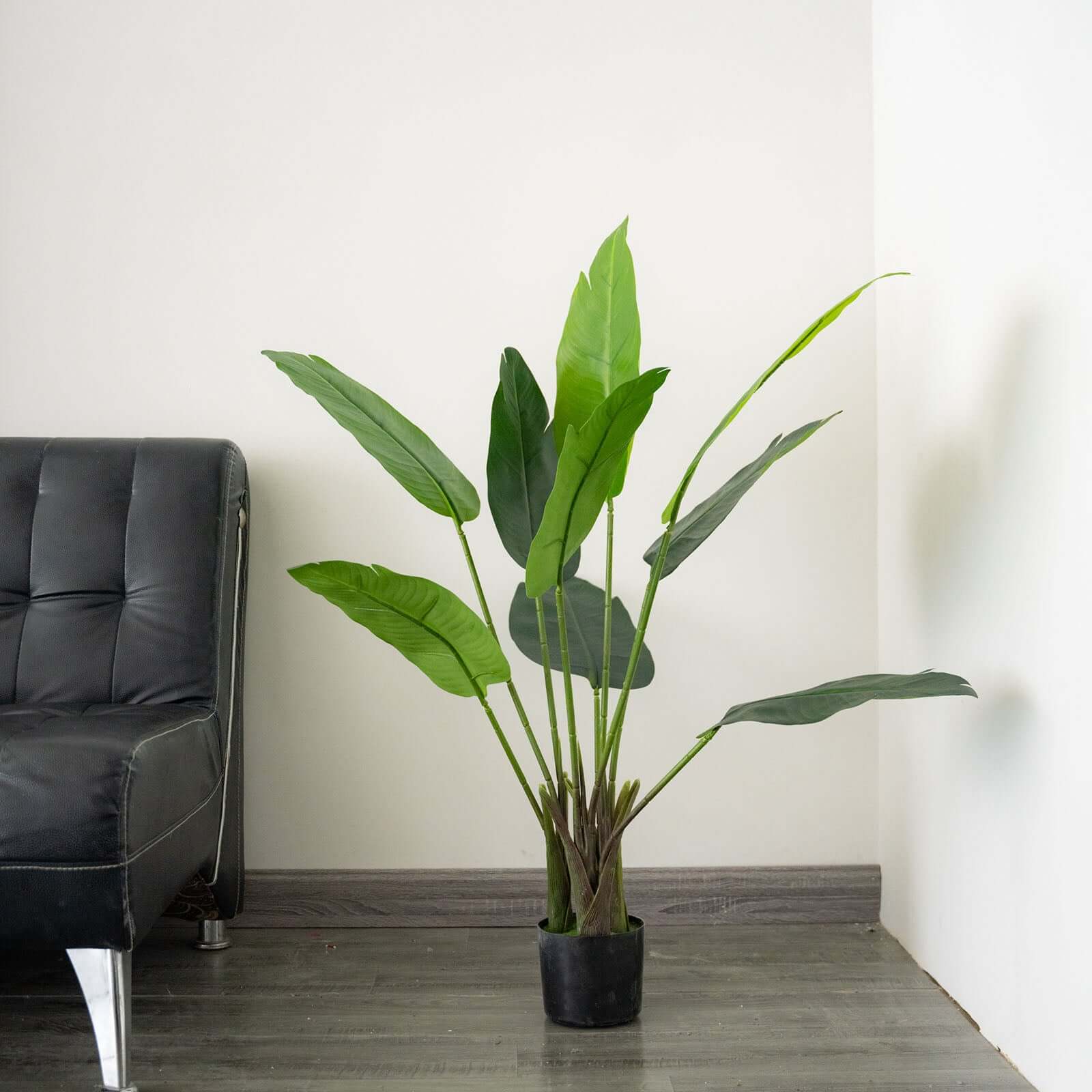 2 Pack 3ft Faux Potted Bird of Paradise Plant