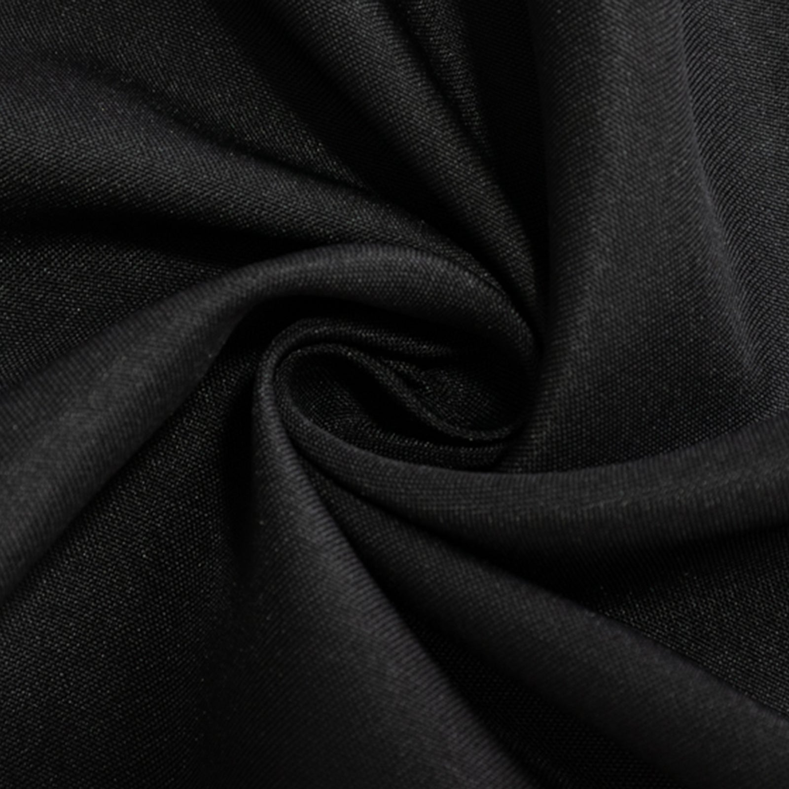 Fire Retardant Premium Polyester 90 Round Tablecloth Black - High-Performance Table Cover