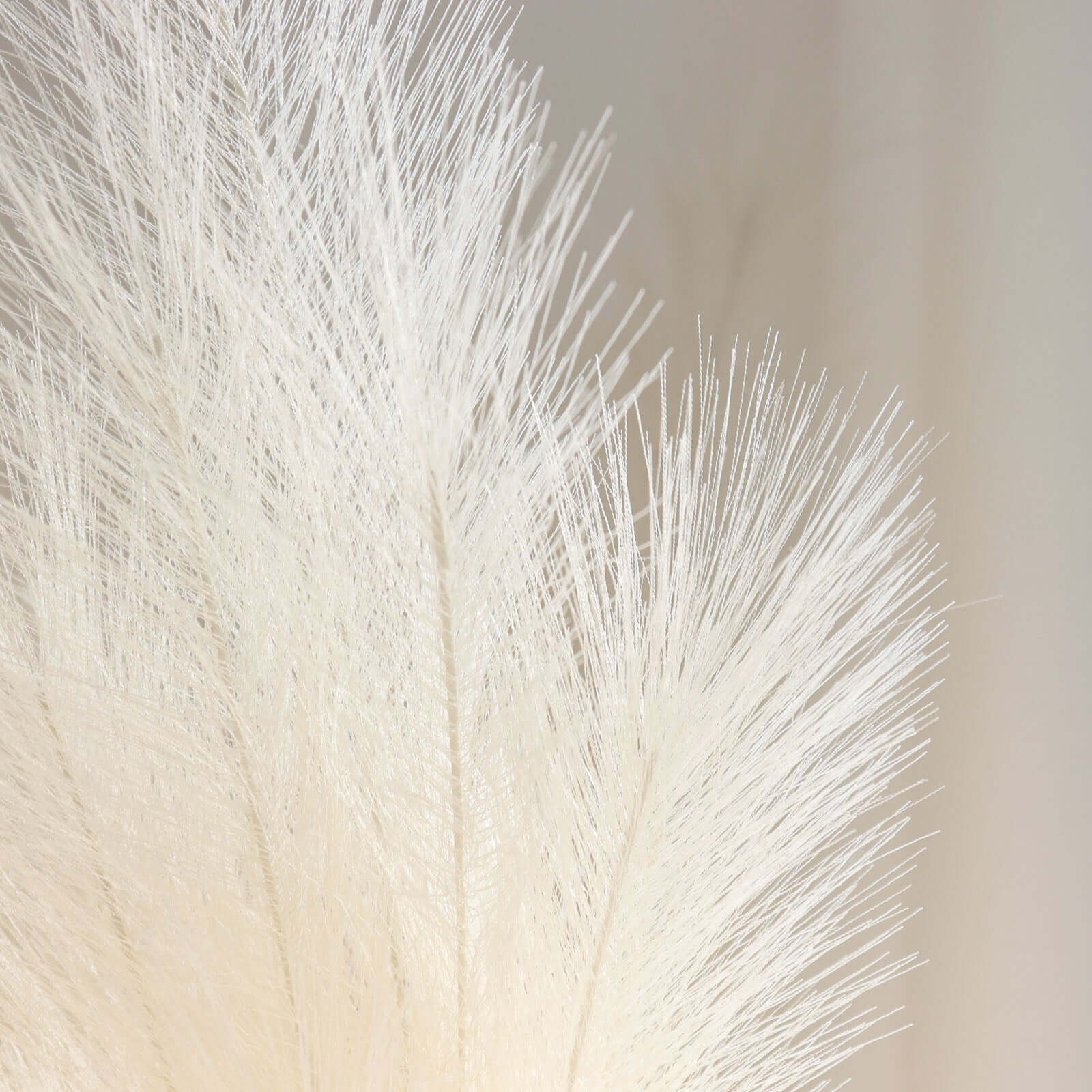 3 Stems Artificial Pampas Grass Decor Cream - Soft Realistic Faux Ornamental Grass Branches for Rustic Boho Chic Backdrops Floral Styling & Vase Displays 44