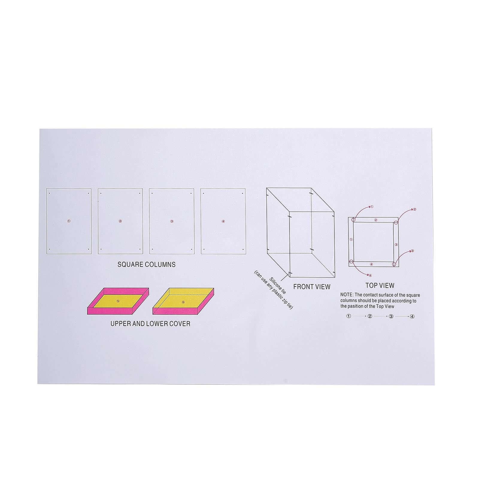 Acrylic Pedestal Riser Display Box Transparent Clear - Functional Centerpiece for Weddings and Parties 16