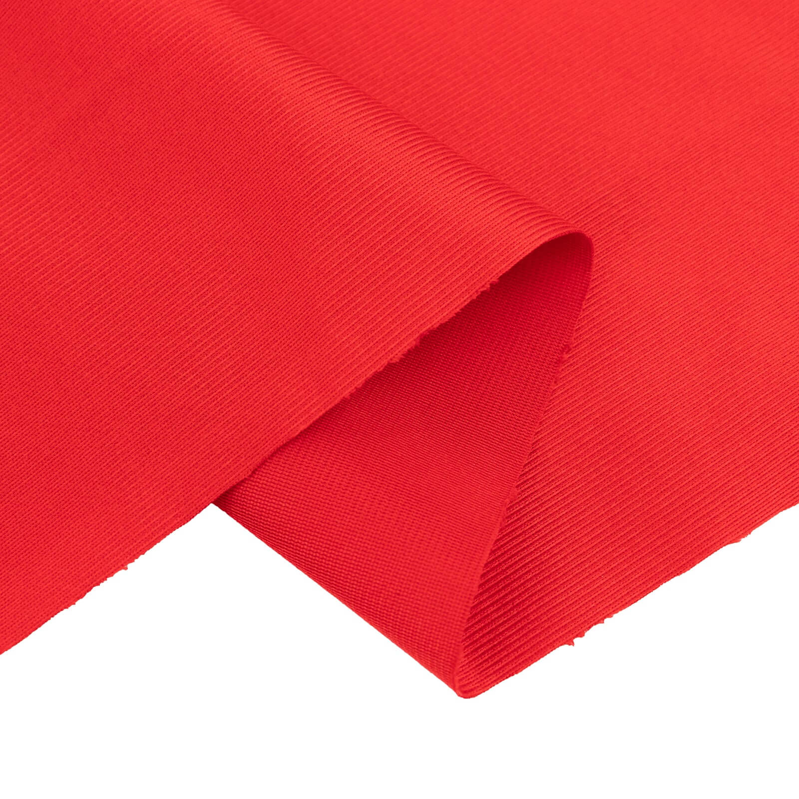 Premium Red Scuba Polyester Fabric Roll, Wrinkle Free DIY Craft Fabric Bolt- 60x10 Yards