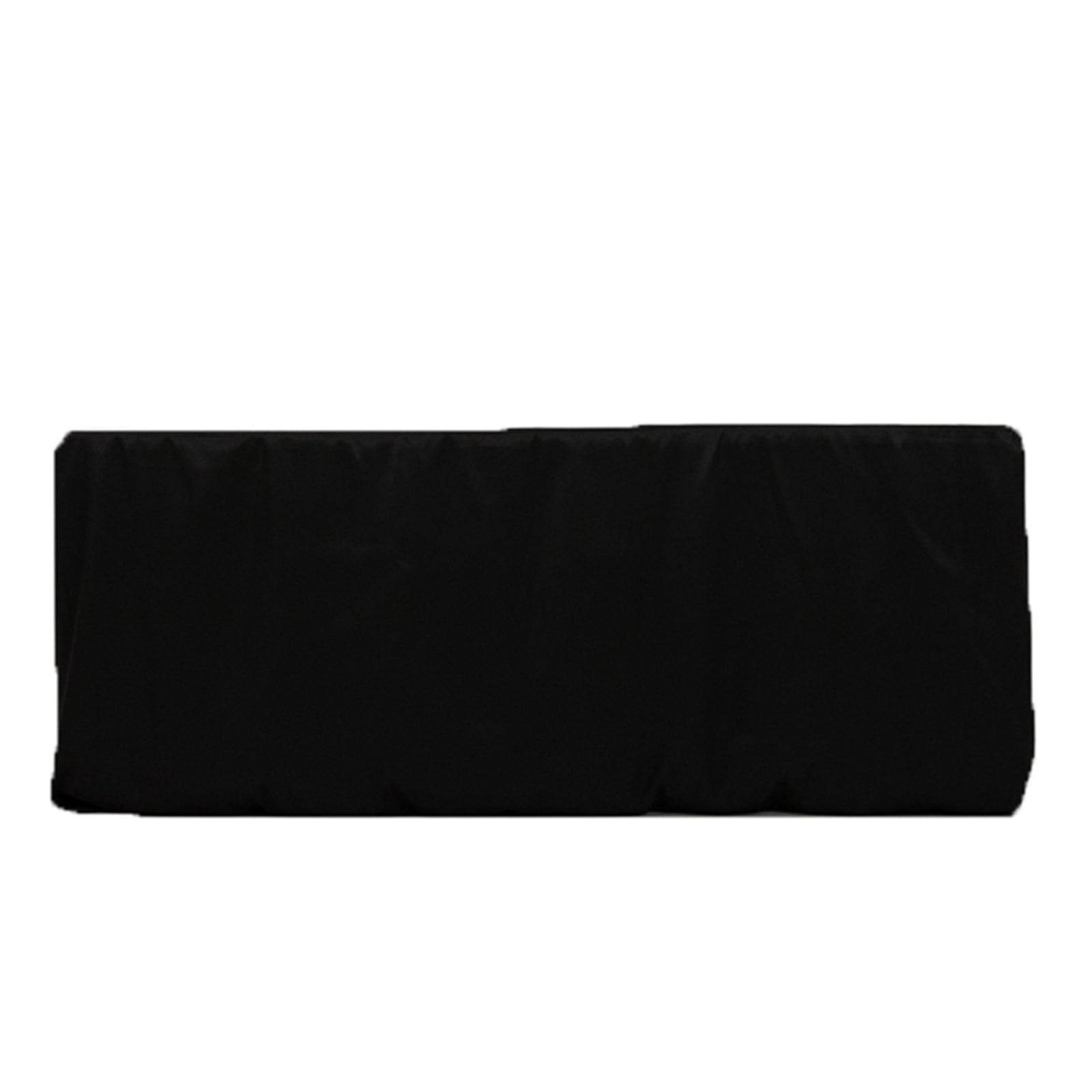 Premium Polyester 6ft Rectangle Tablecloth Black Durable Fitted 220GSM Table Cover