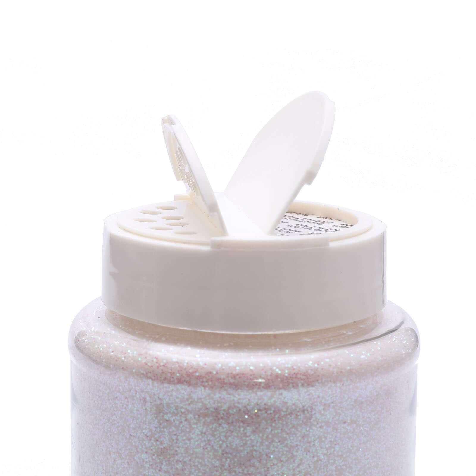 Extra Fine Glitter Bottle White - Nontoxic Gliiter Dust Powder for Fun DIY Projects Kids’ Crafts Resin Art & Festival Decor 1 lb