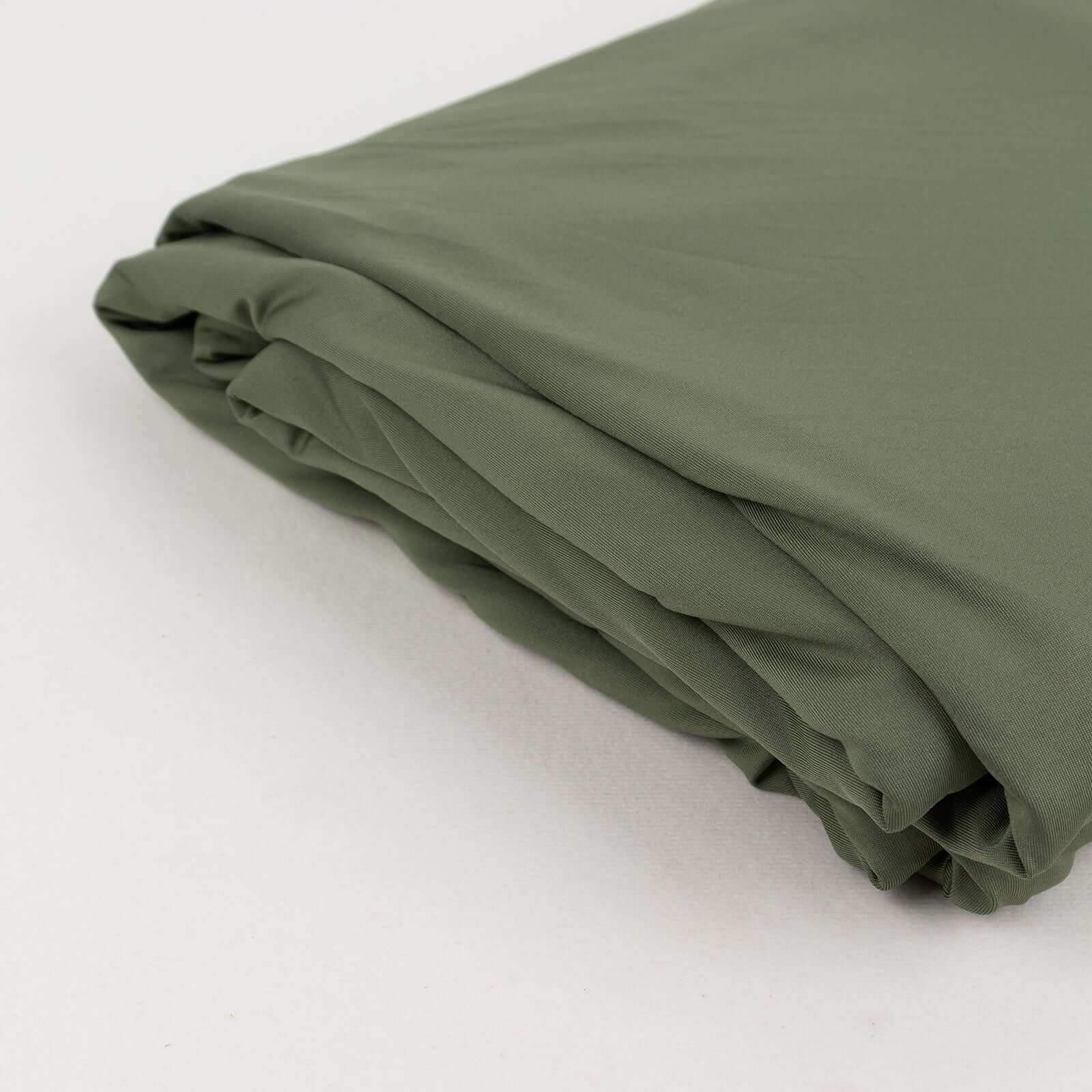 Dusty Sage Green Spandex 4-Way Stretch Fabric Roll, DIY Craft Fabric Bolt- 60x10 Yards