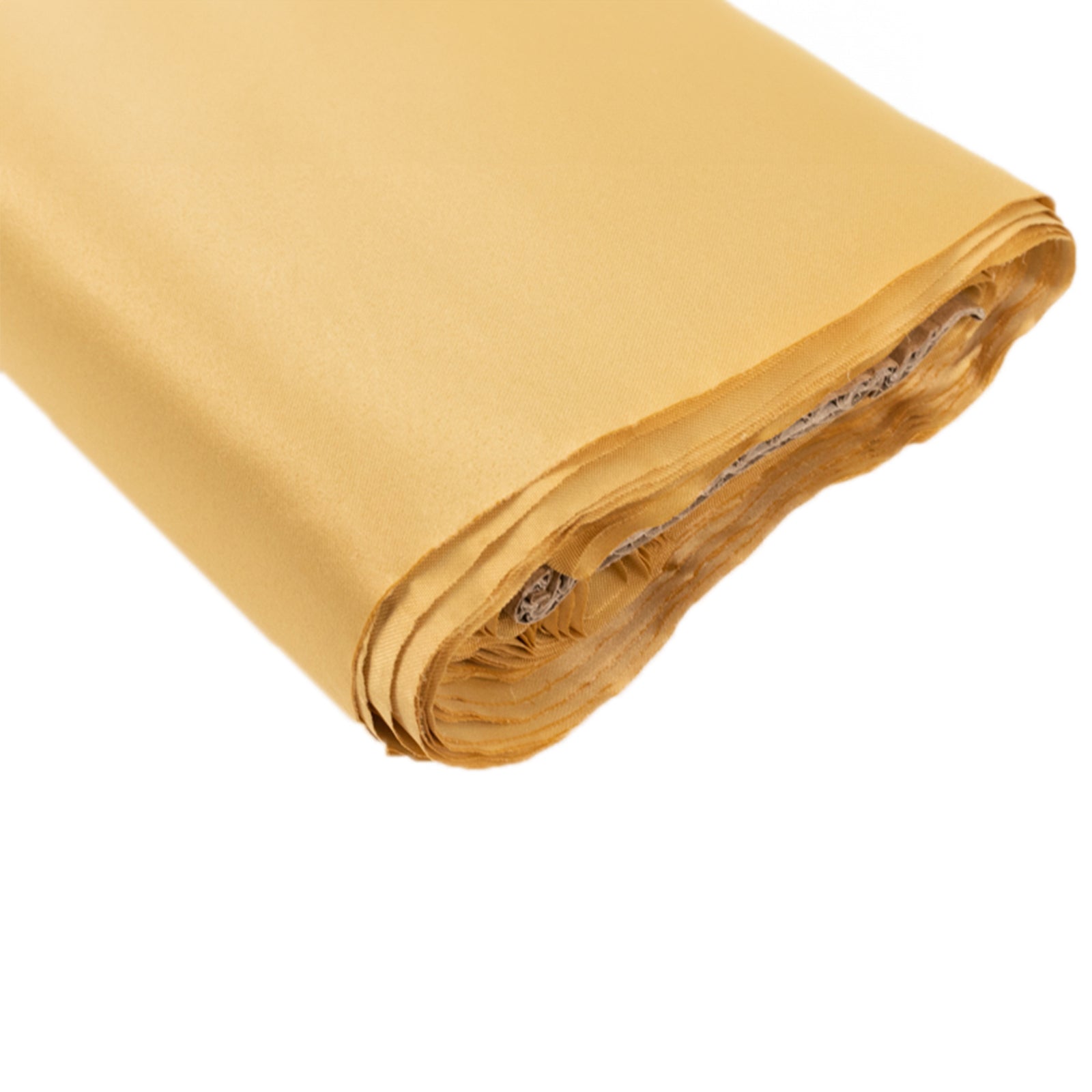 54x10 Yards Champagne Lamour Satin Fabric Bolt, Heavy Matte Satin Fabric By The Yard