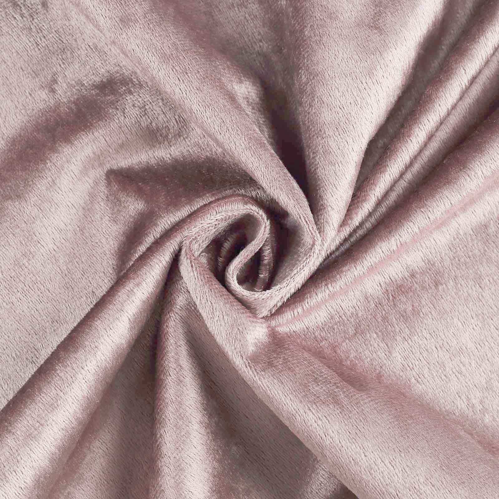 Premium Velvet 60x102 Rectangle Tablecloth Mauve - Reusable & Soft Table Cover