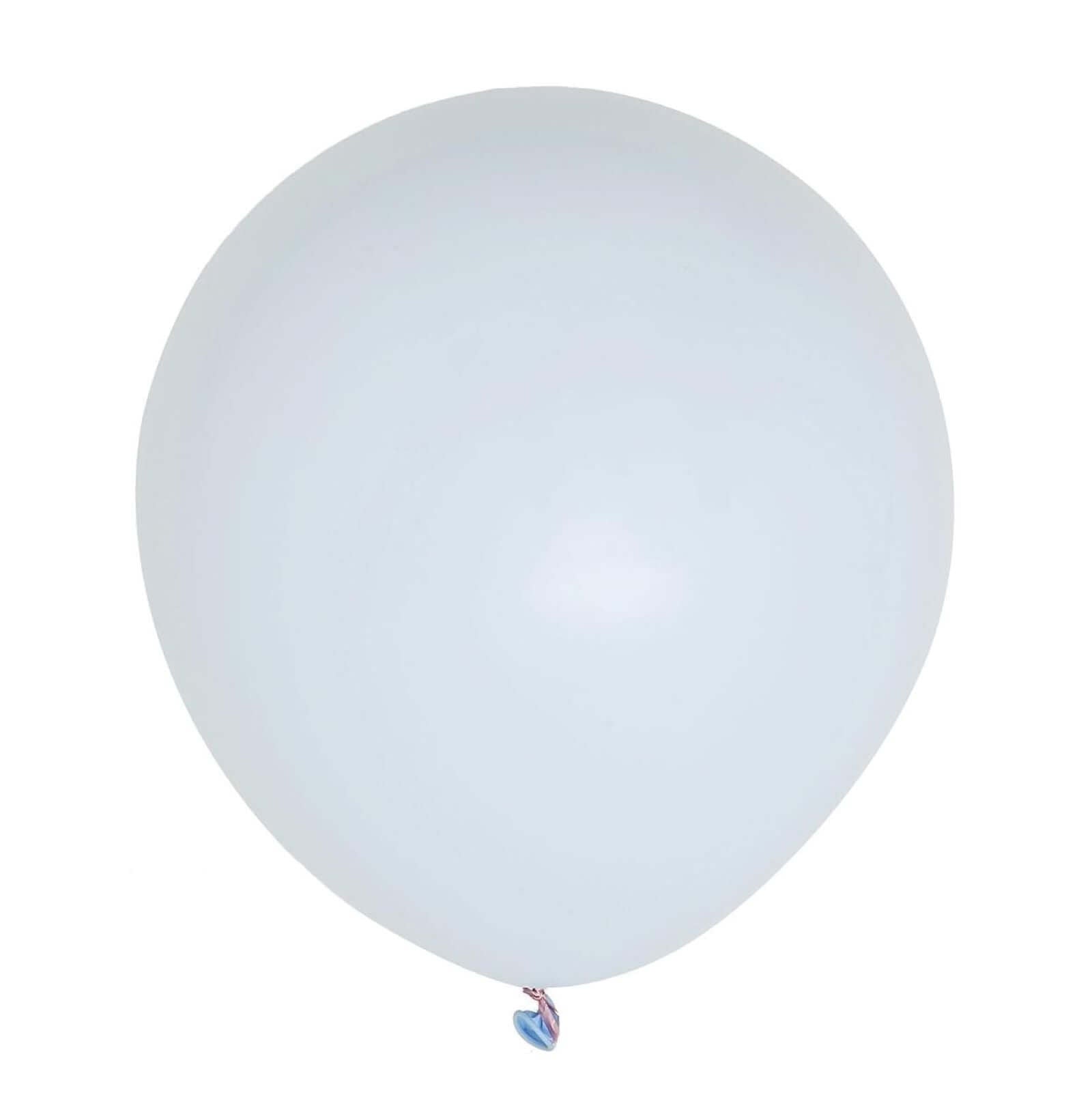 10 Pack 18 Matte Pastel Ice Blue Helium or Air Latex Party Balloons